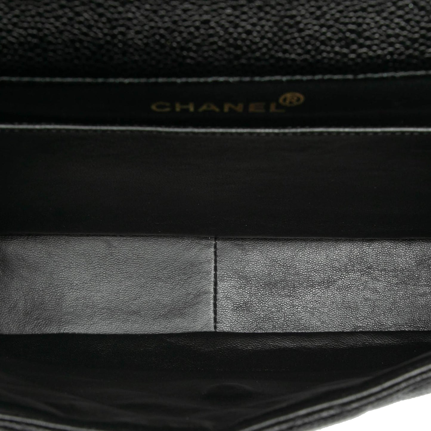 Chanel Jumbo Quilted Caviar Double Sided Flap