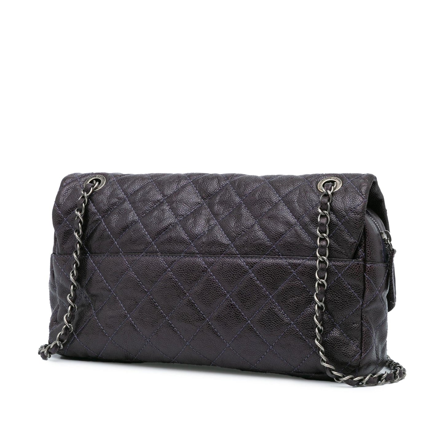 Chanel Jumbo Quilted Caviar Easy Flap