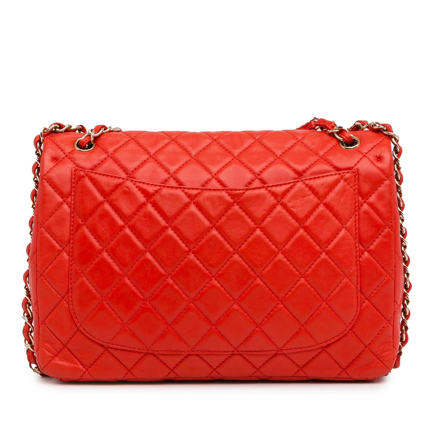 Chanel Jumbo XL Classic Lambskin Single Flap (SHG-VP2NPO) Shoulder Bag