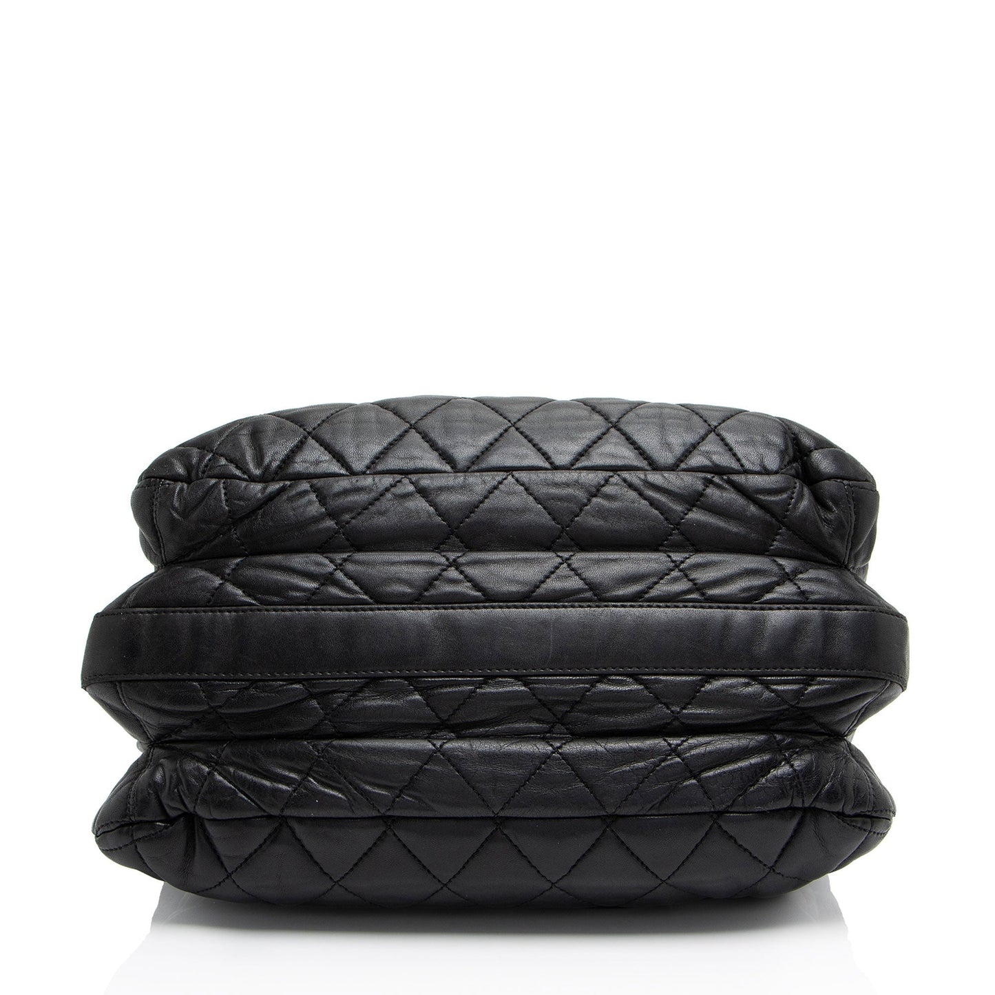 Chanel Lambskin 3 Accordion Maxi Flap Bag