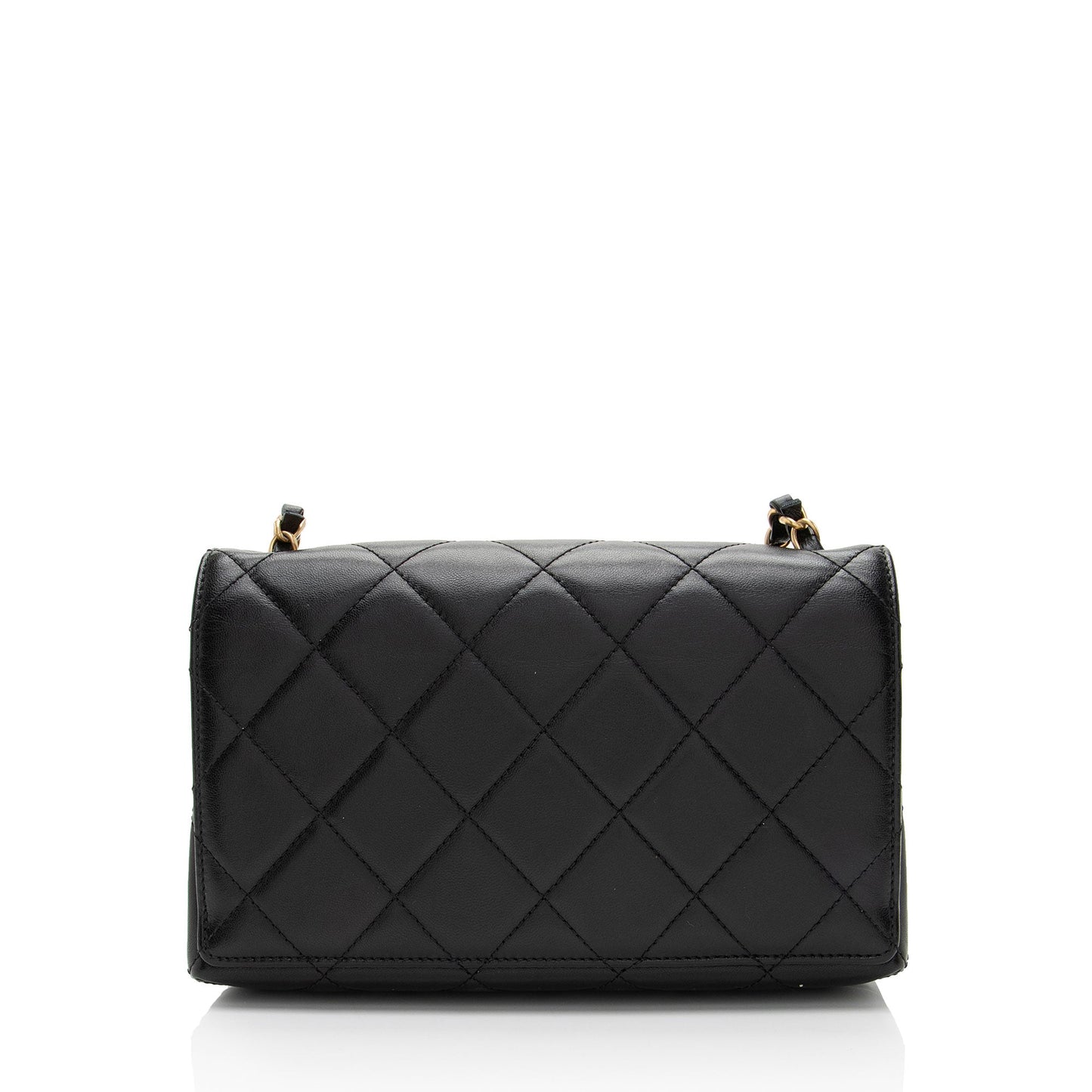 Chanel Lambskin CC Gem Chain Flap Bag