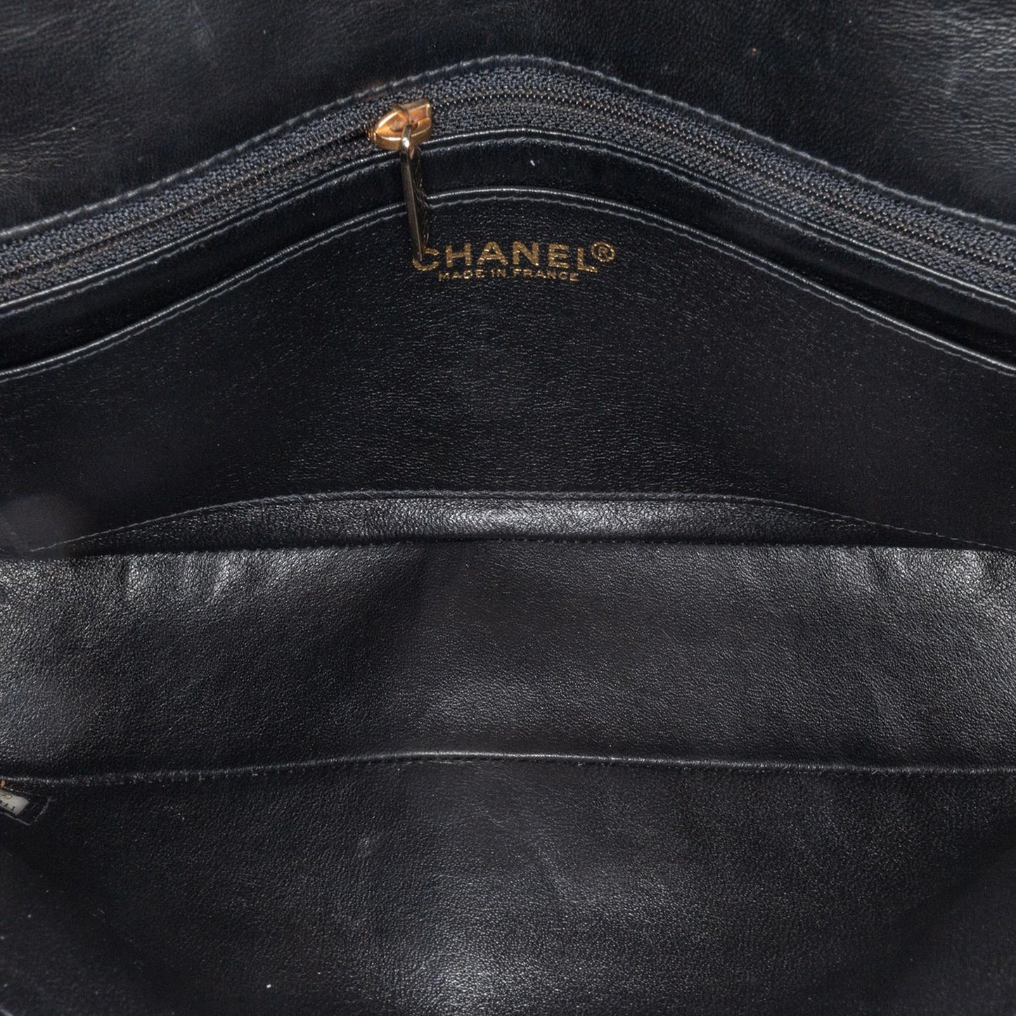 Chanel Lambskin Chocolate Bar Pearl Chain Flap