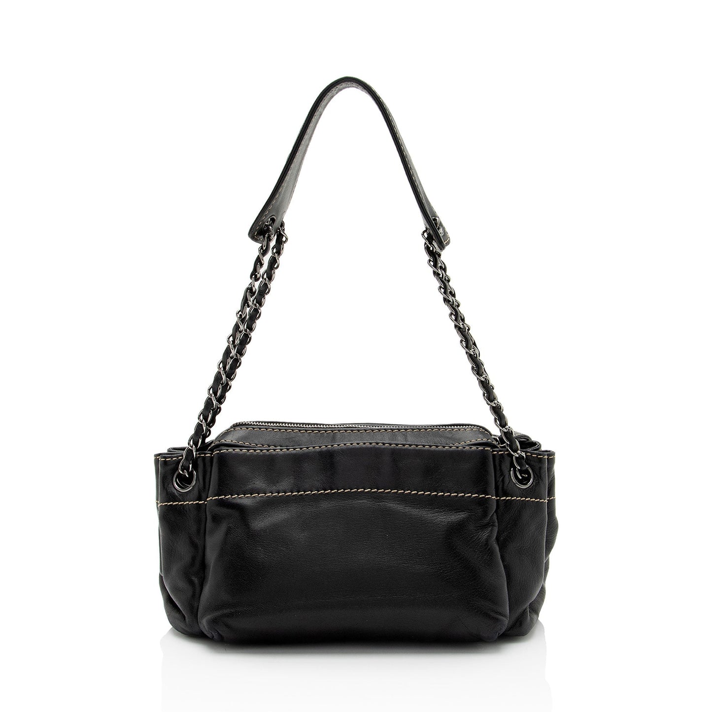Chanel Lambskin LAX Accordion Shoulder Bag (SHF-8qR2yb)
