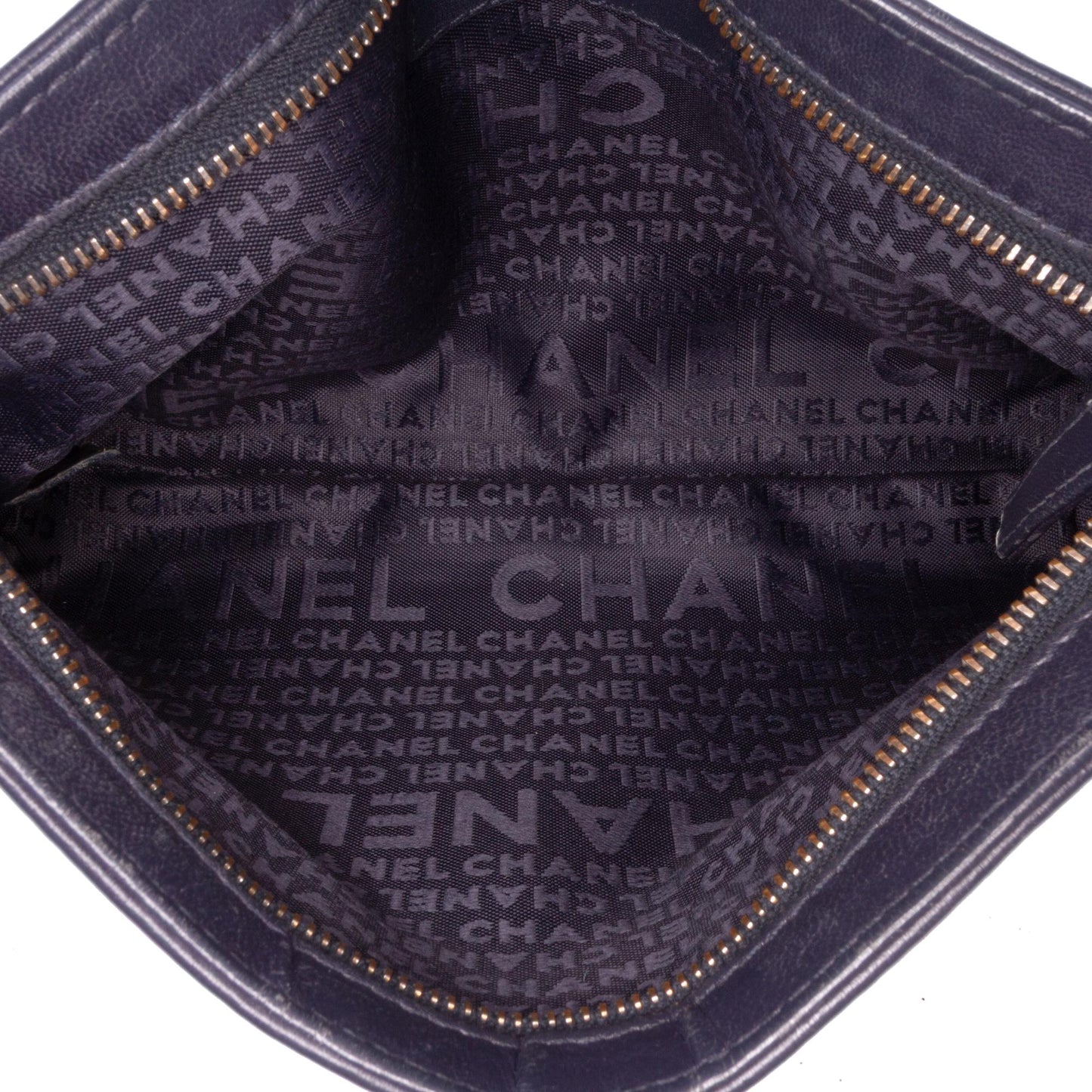 Chanel Lambskin LAX Chain Pochette