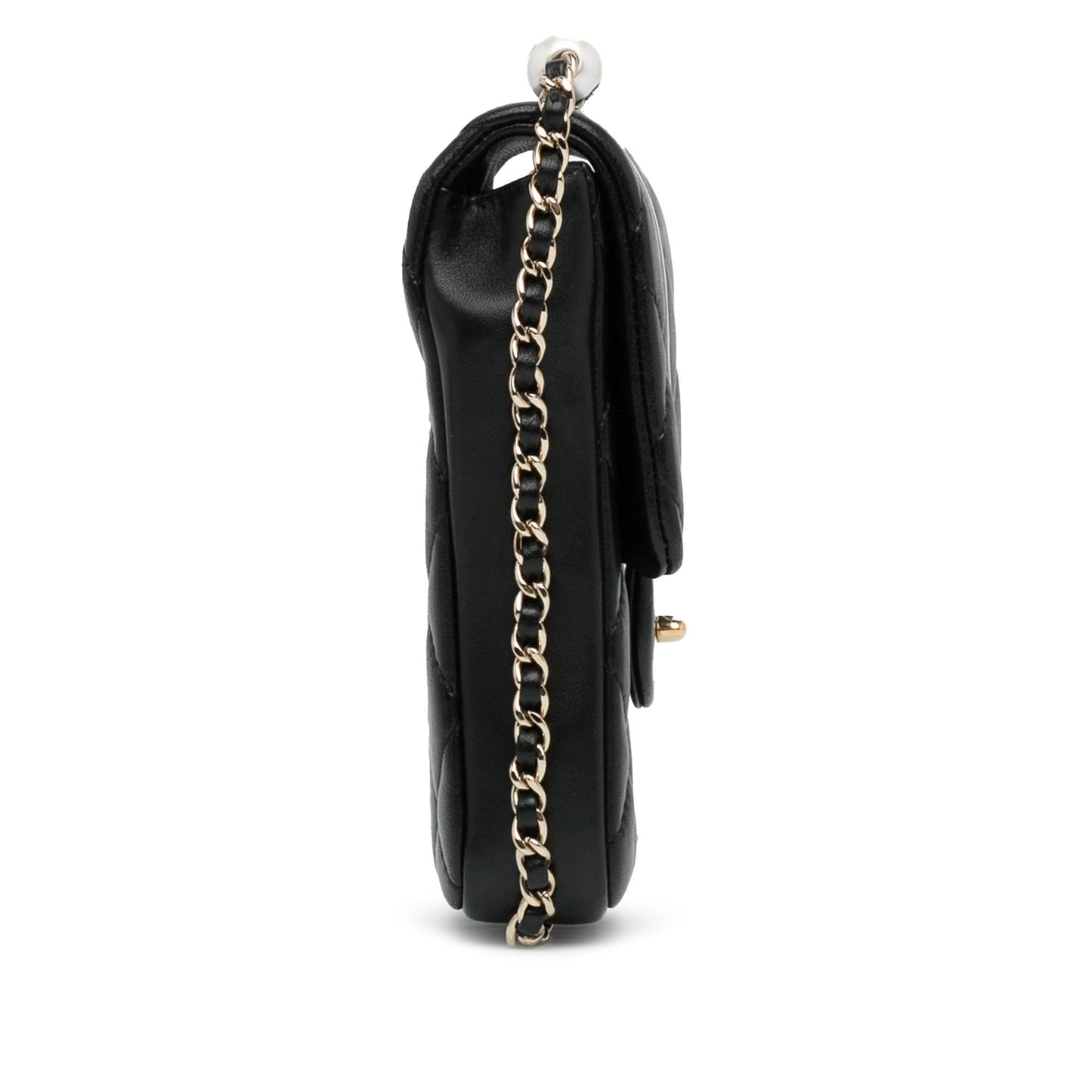 Chanel Lambskin My Precious Phone Case Flap (SHG-lI6AjS)