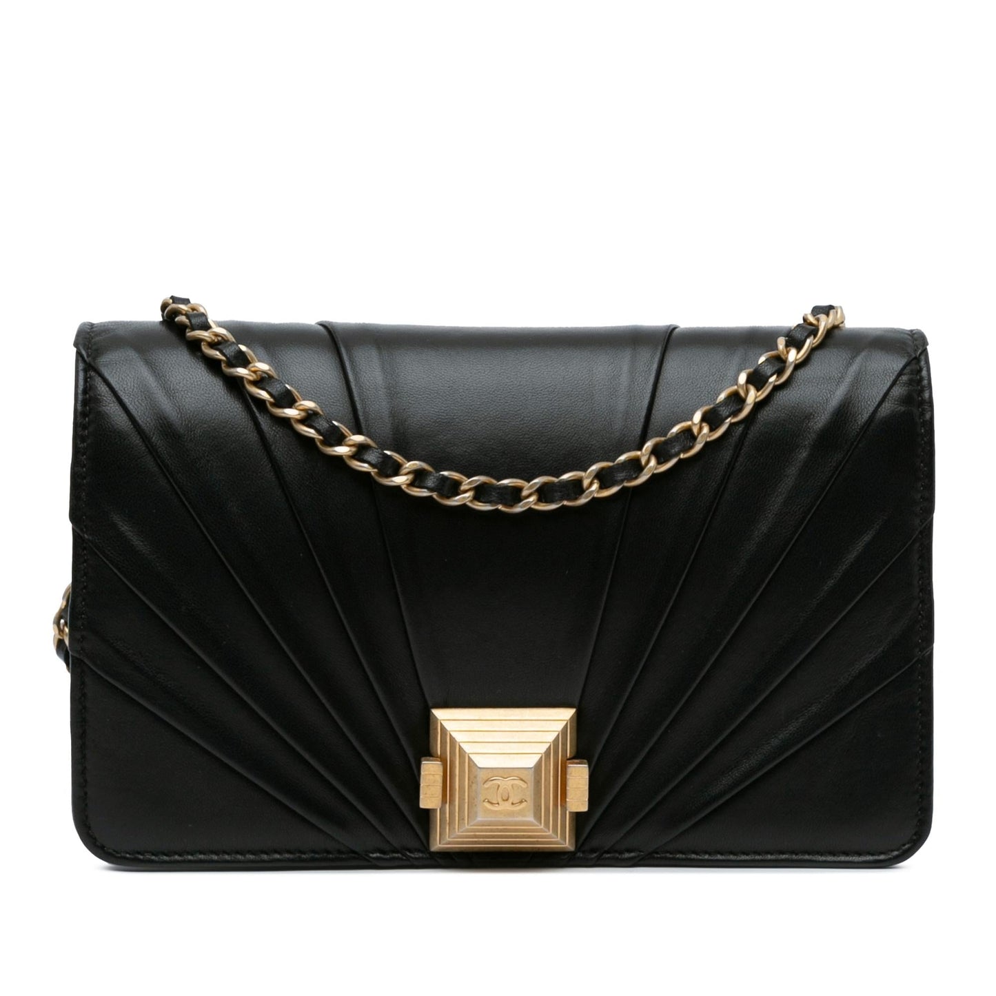 Chanel Lambskin Pyramid Wallet On Chain (SHG-Xyd0cJ) Crossbody