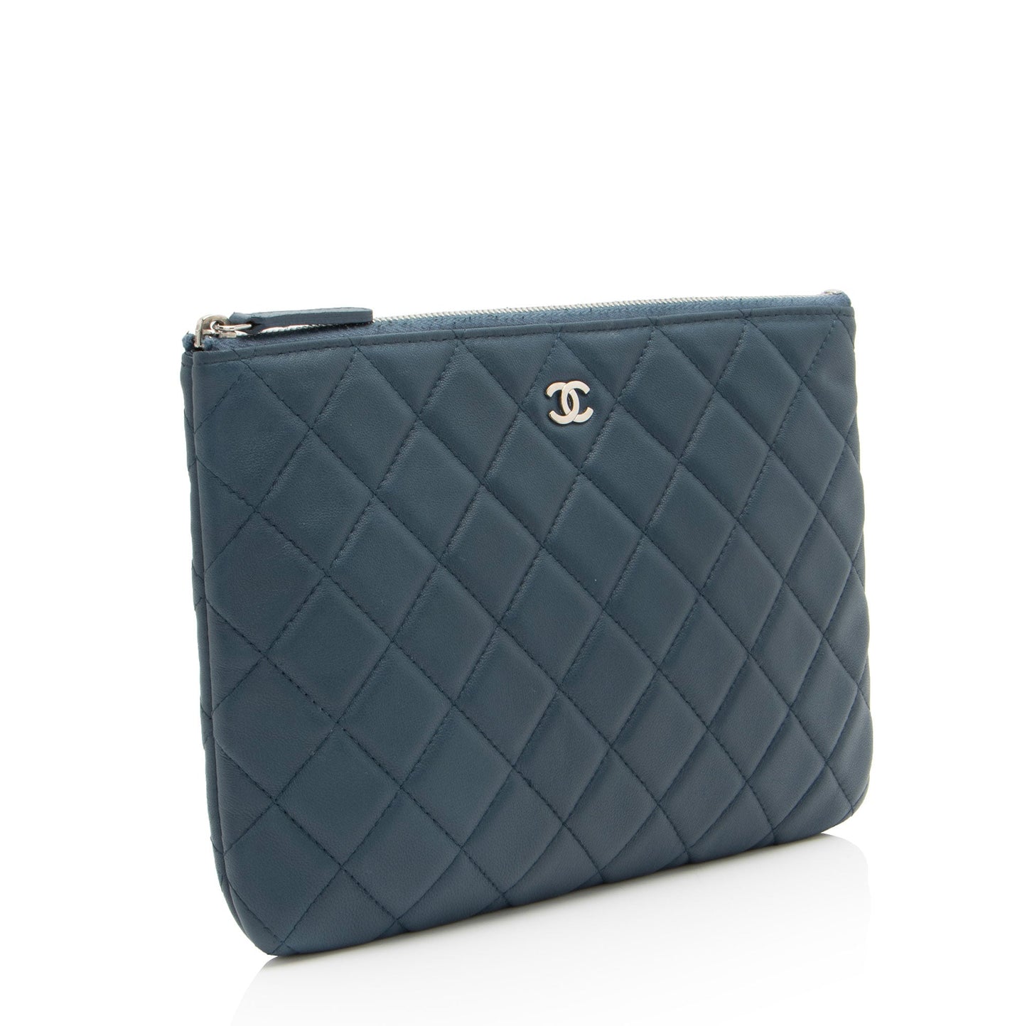 Chanel Lambskin Medium O-Case (SHF-MmekEe) Handbag