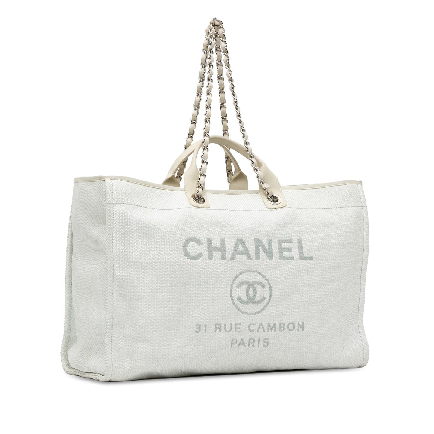 Chanel Large Canvas Deauville Tote (SHG-bO4Jvd)