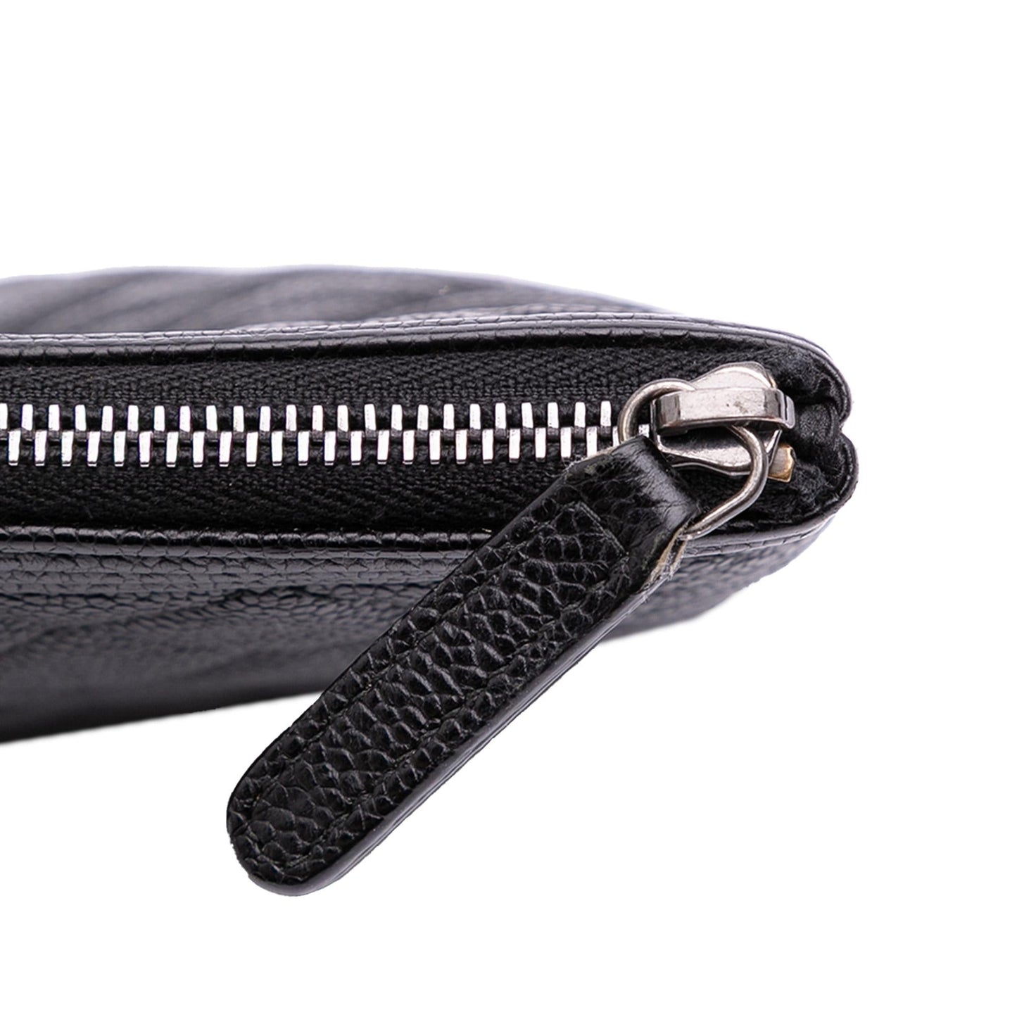 Chanel Large Quilted Caviar Boy O Case Clutch