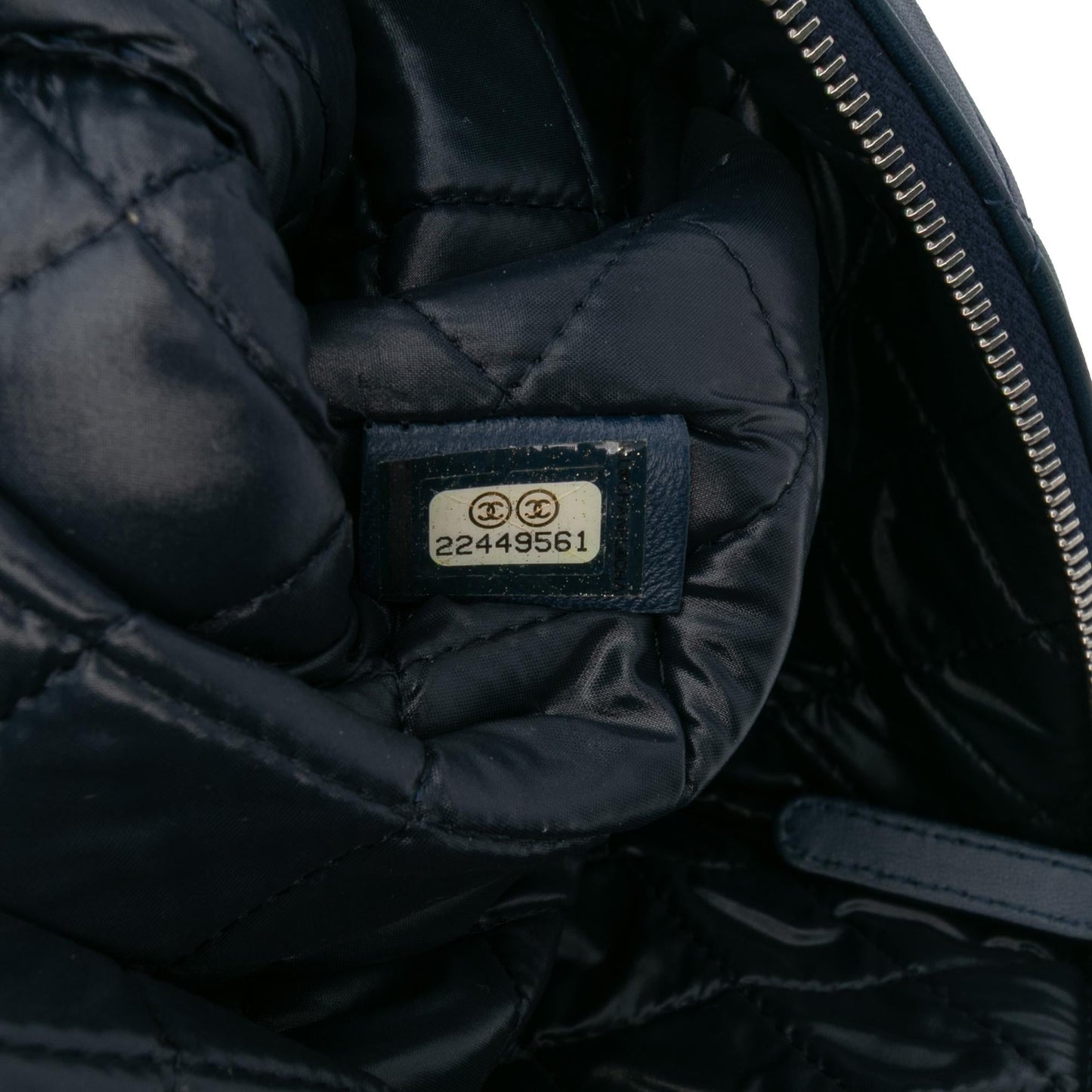 Chanel Large Quilted Lambskin O Case Clutch