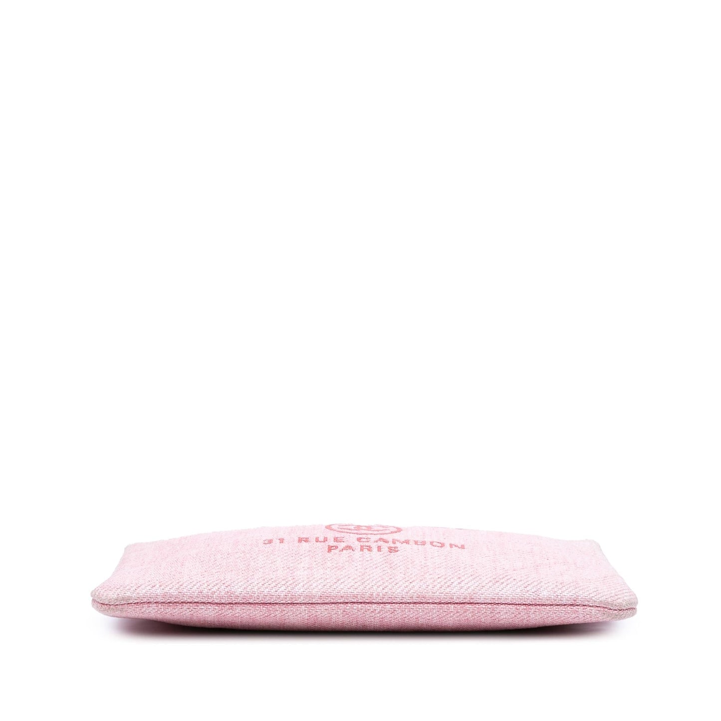 Chanel Large Raffia Deauville O Case Clutch