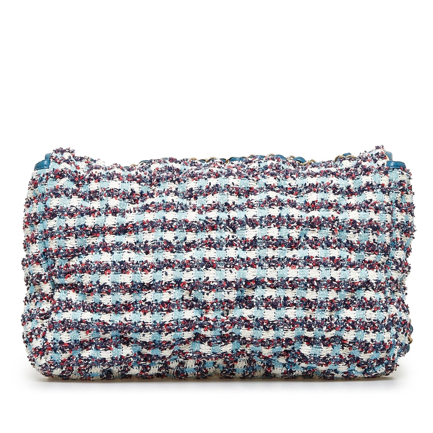 Chanel Maxi Chesterfield Tweed Single Flap (SHG-sb1b41)