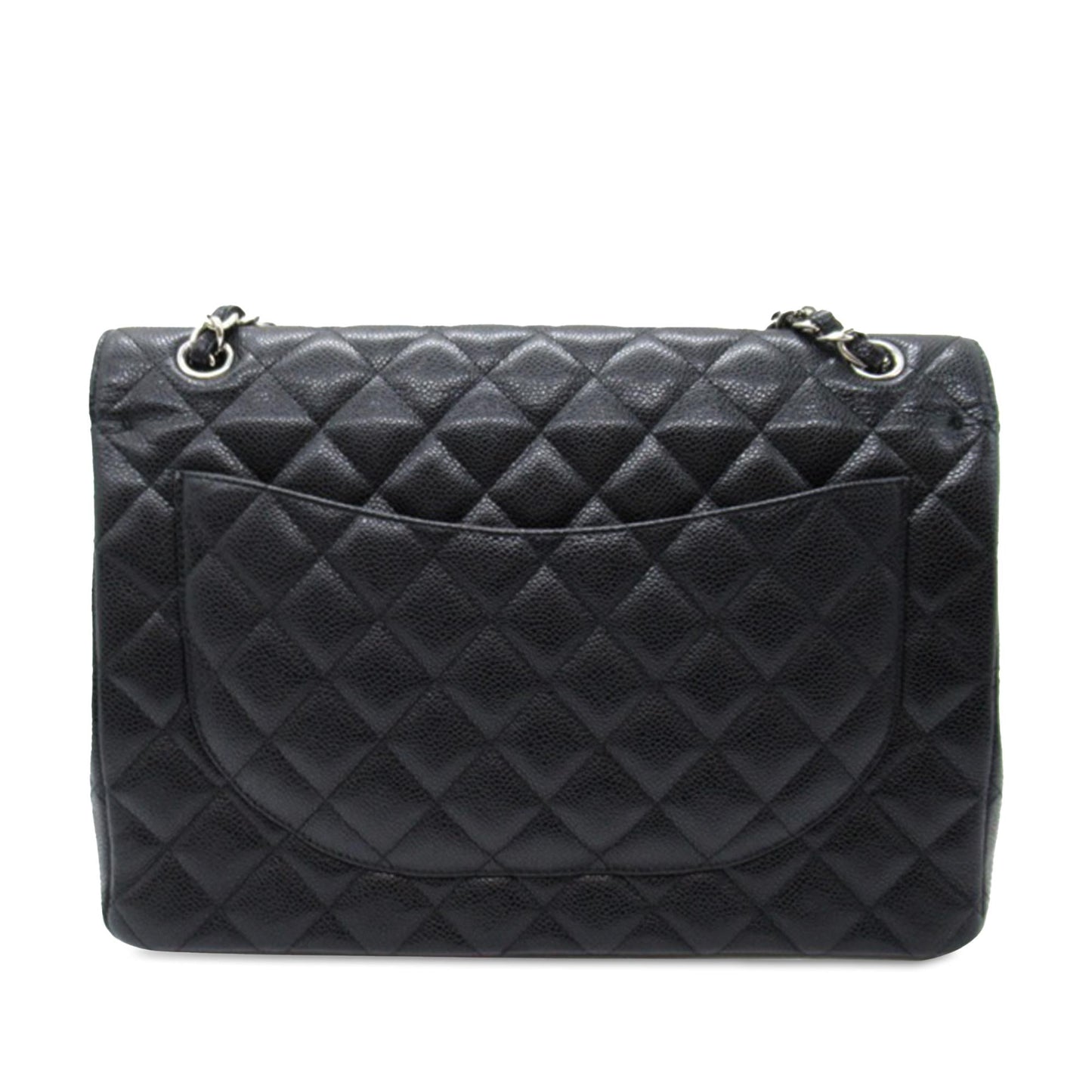 Chanel Maxi Classic Caviar Double Flap (SHG-vrfubg) Shoulder Bag