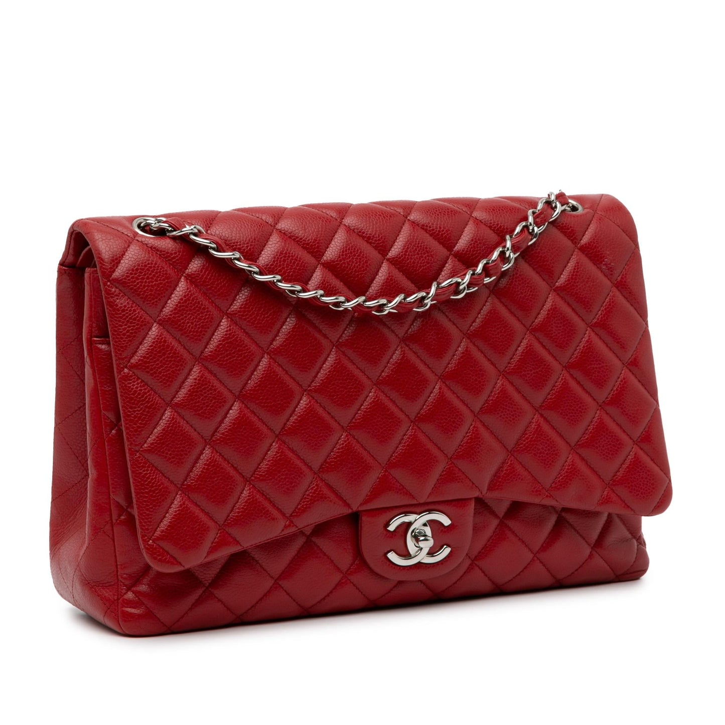 Chanel Maxi Classic Caviar Double Flap (SHG-vmKn86) Shoulder Bag