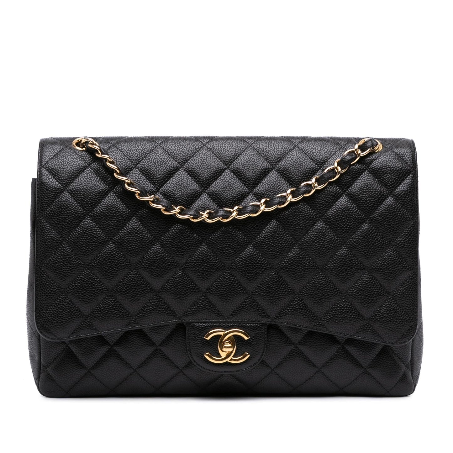 Chanel Maxi Classic Caviar Double Flap