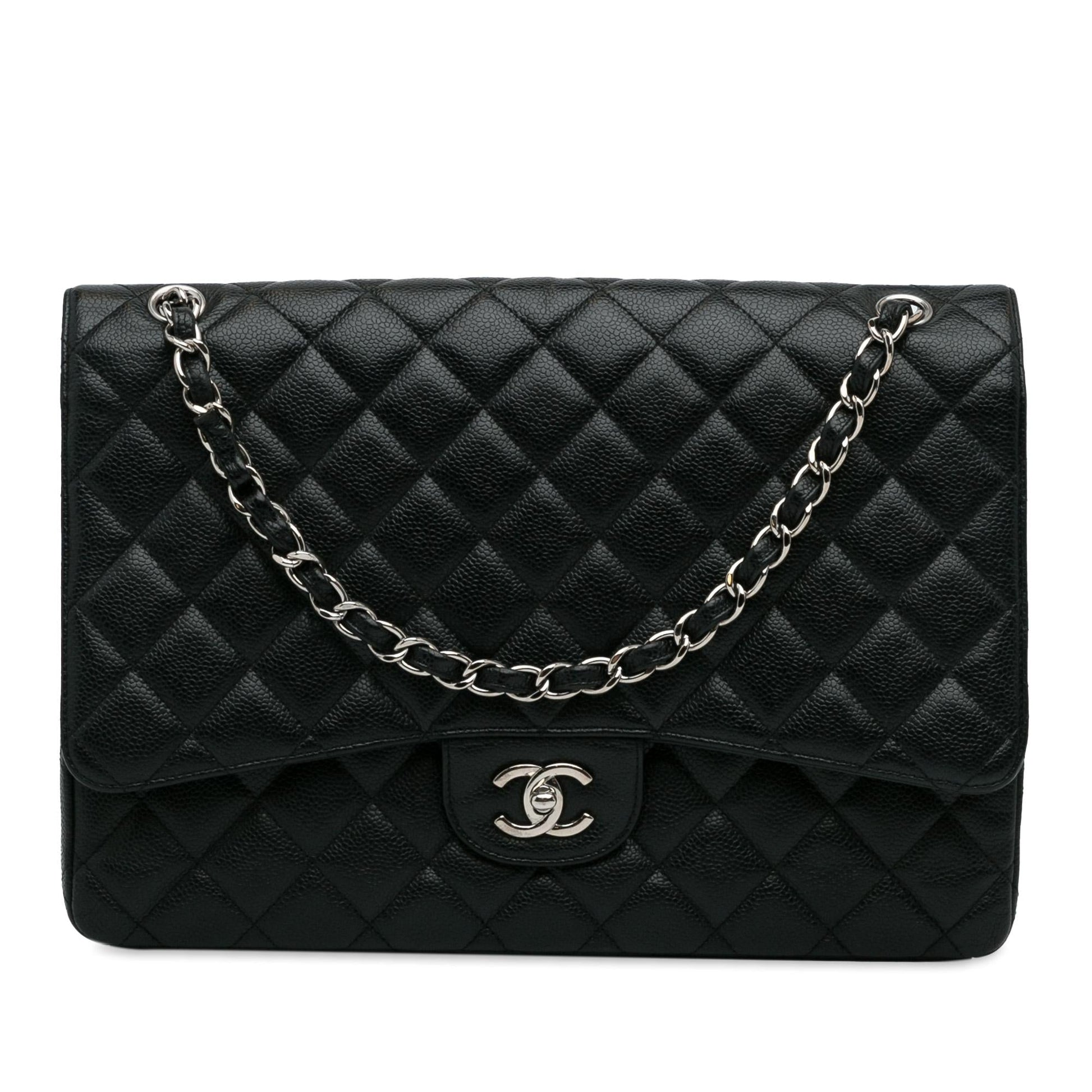 Chanel Maxi Classic Caviar Single Flap (SHG-QSdaKq) Shoulder Bag