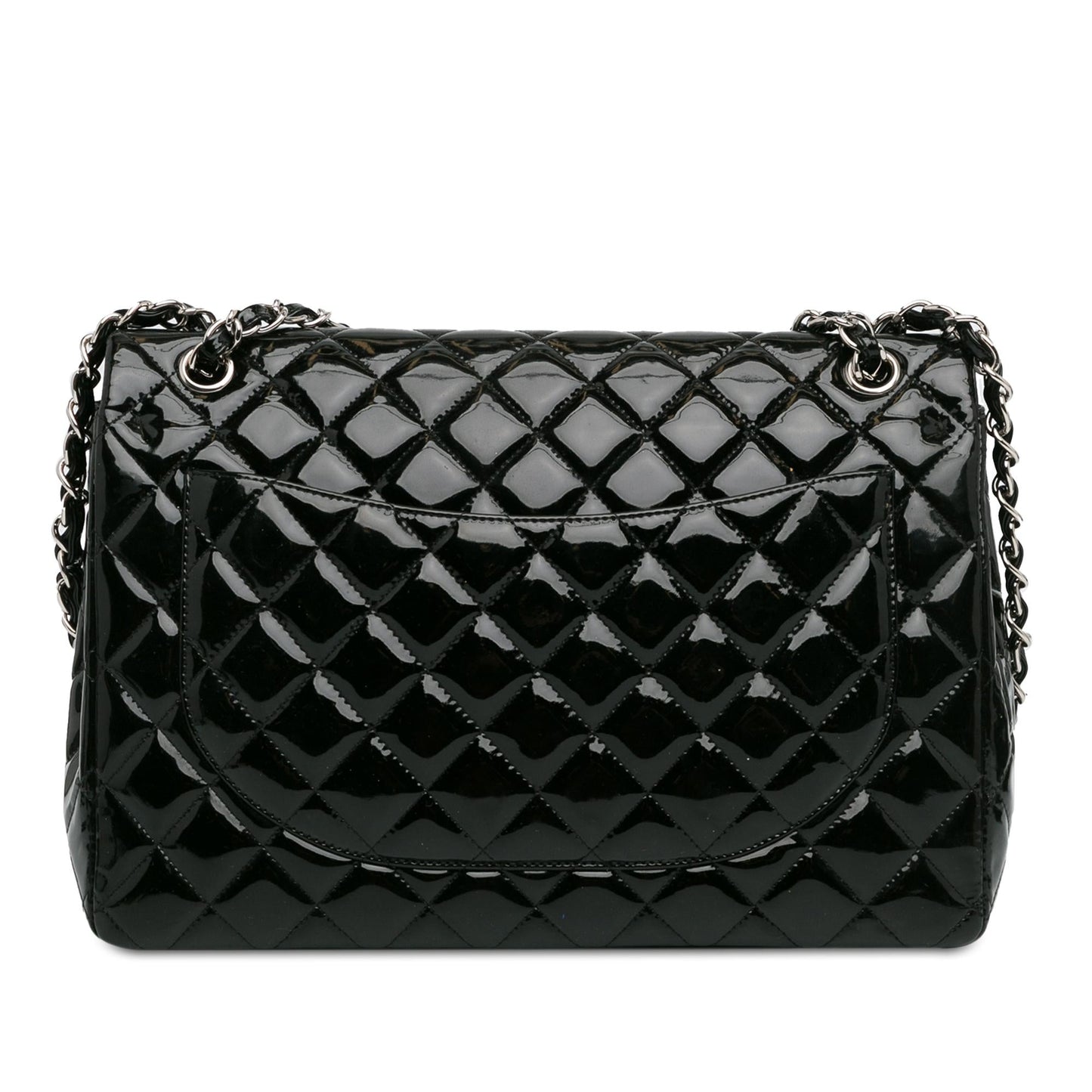 Chanel Maxi Classic Patent Double Flap (SHG-ZO43LK) Shoulder Bag
