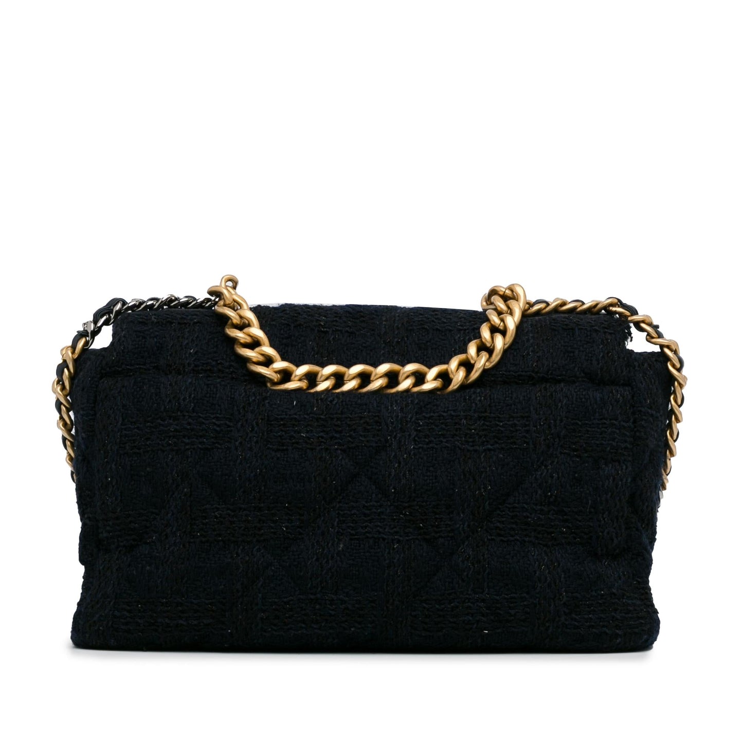 Chanel Maxi Tweed 19 Flap (SHG-r1Febc) Shoulder Bag