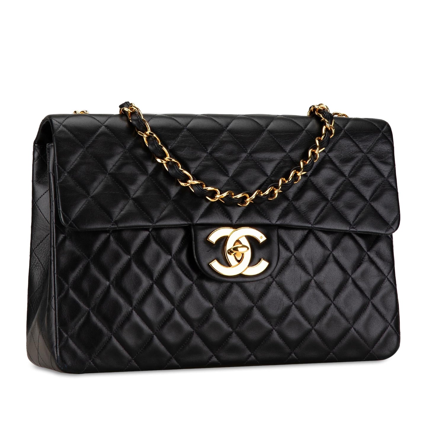 Chanel Maxi XL Classic Lambskin Single Flap (SHG-vNBmIg)