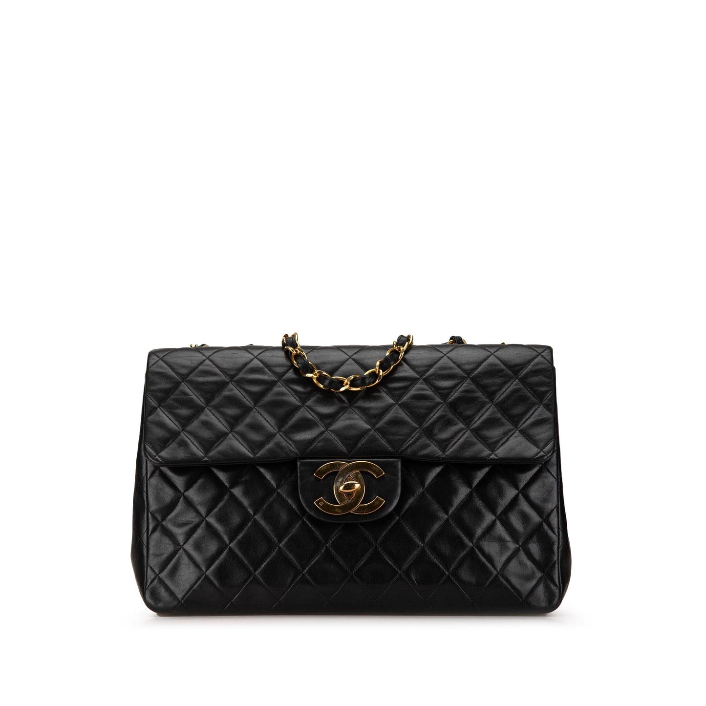Chanel Maxi XL Lambskin Single Flap (SHG-tOpnx7)