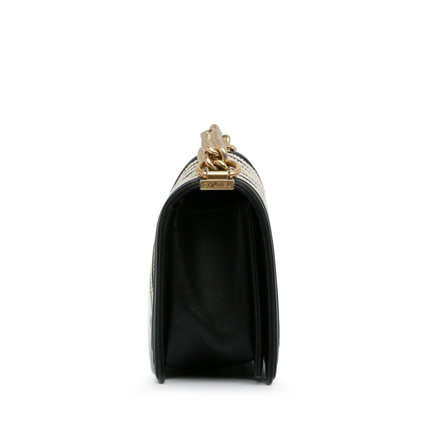 Chanel Medium Braided Chevron Le Boy (SHG-Qo0SYS) Crossbody