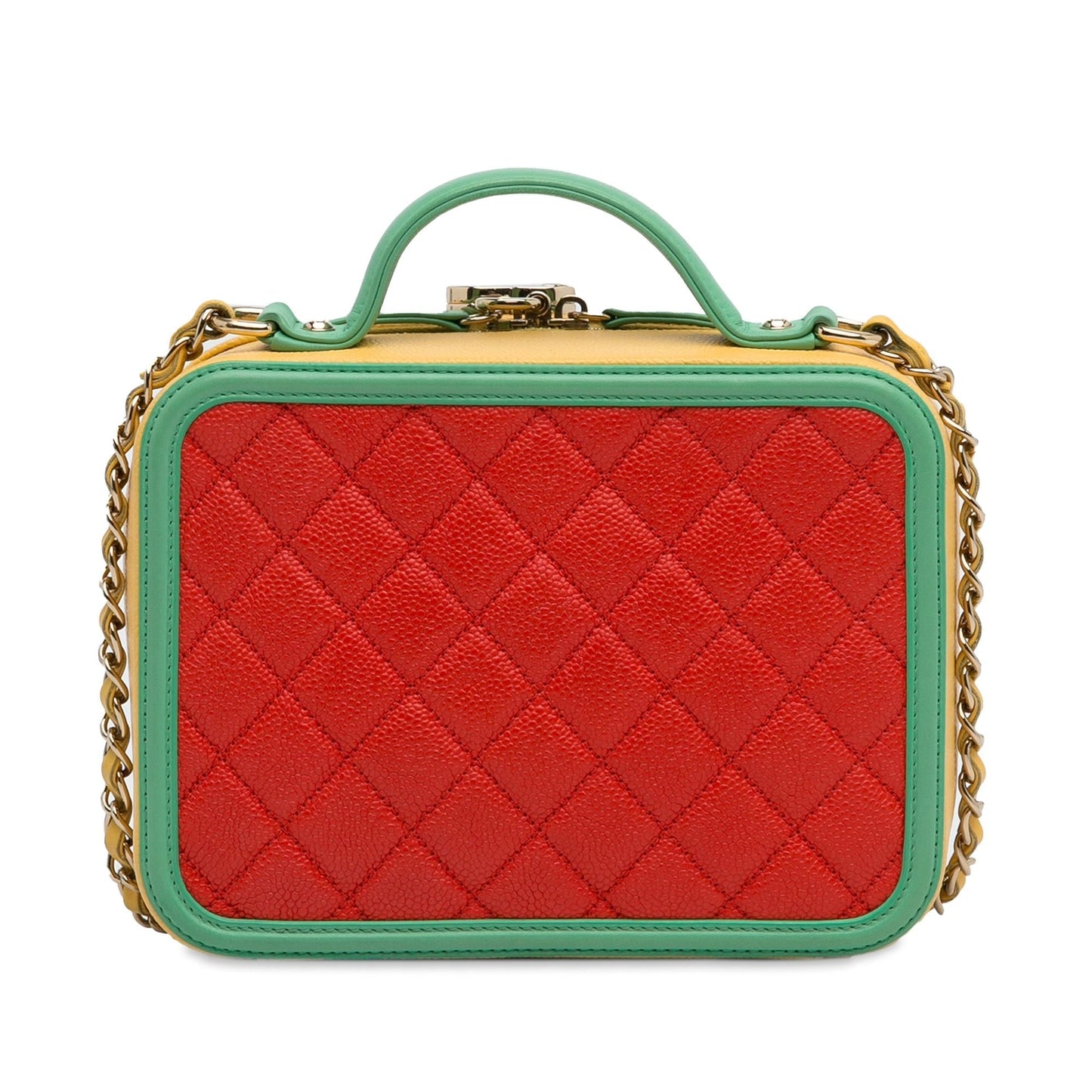 Chanel Medium CC Caviar Filigree Vanity Case (SHG-PrxVRk)