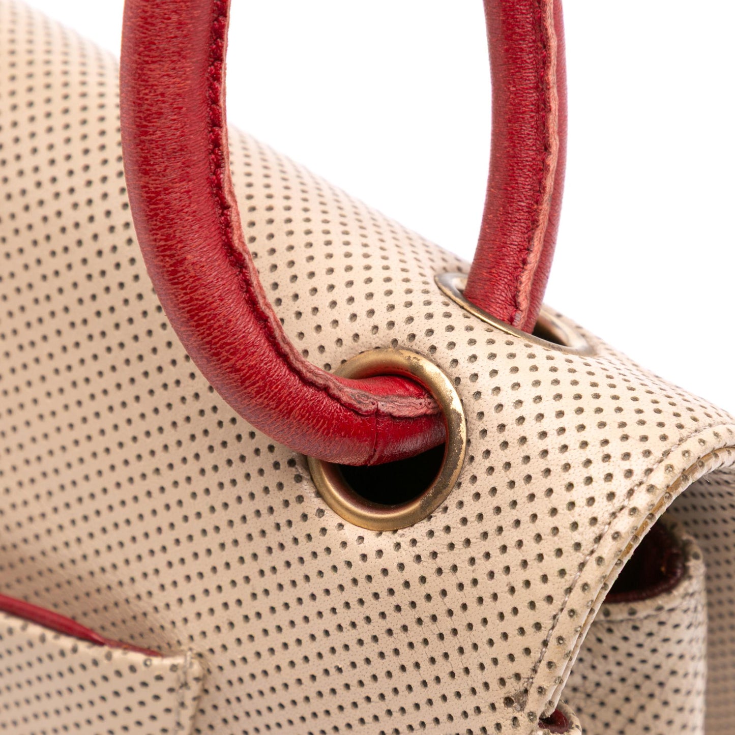Chanel Medium CC Perforated Calfskin Single Flap