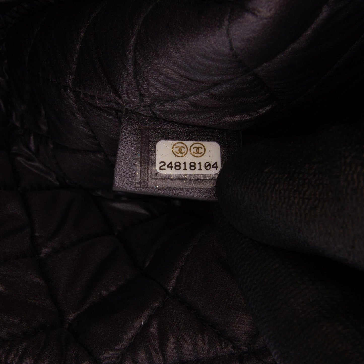 Chanel Medium CC Quilted Caviar O Case Clutch