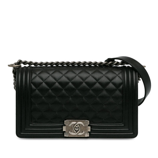 Chanel Medium Caviar Boy Flap (SHG-lWJ9nz) Crossbody