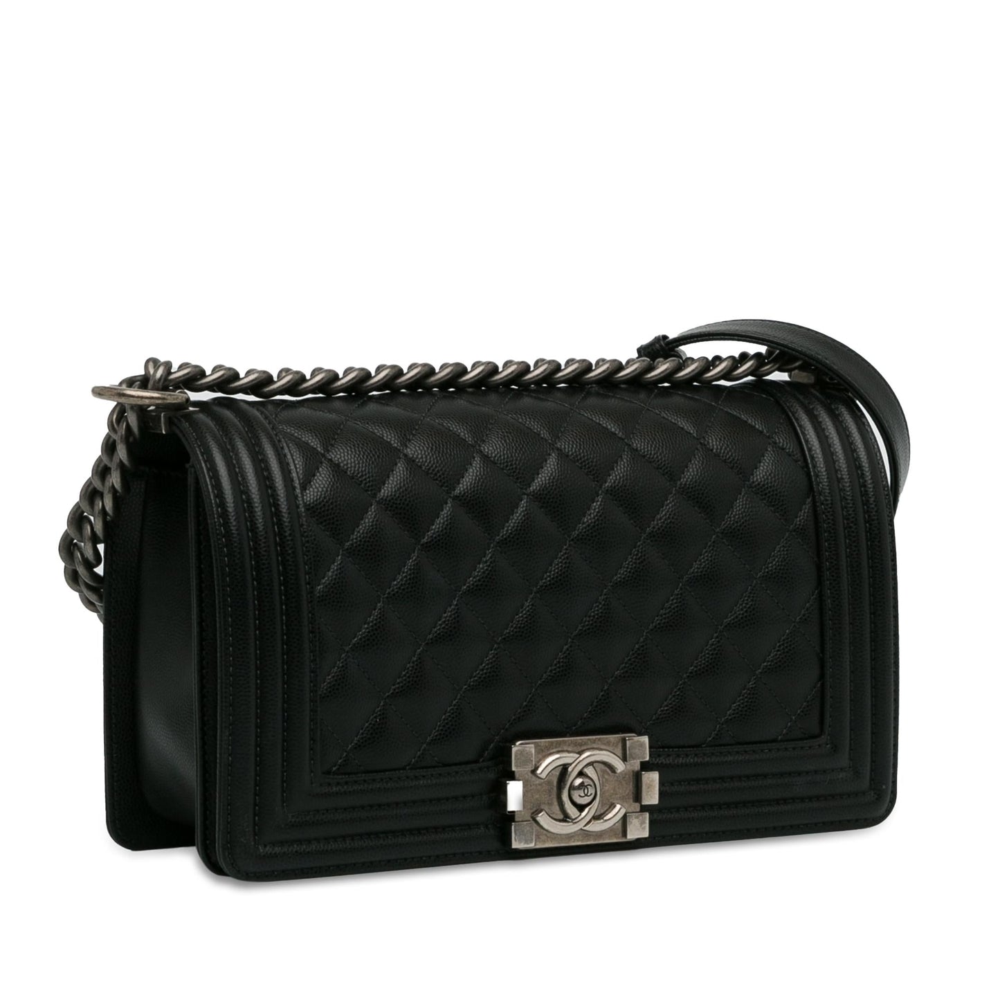 Chanel Medium Caviar Boy Flap (SHG-lWJ9nz) Crossbody