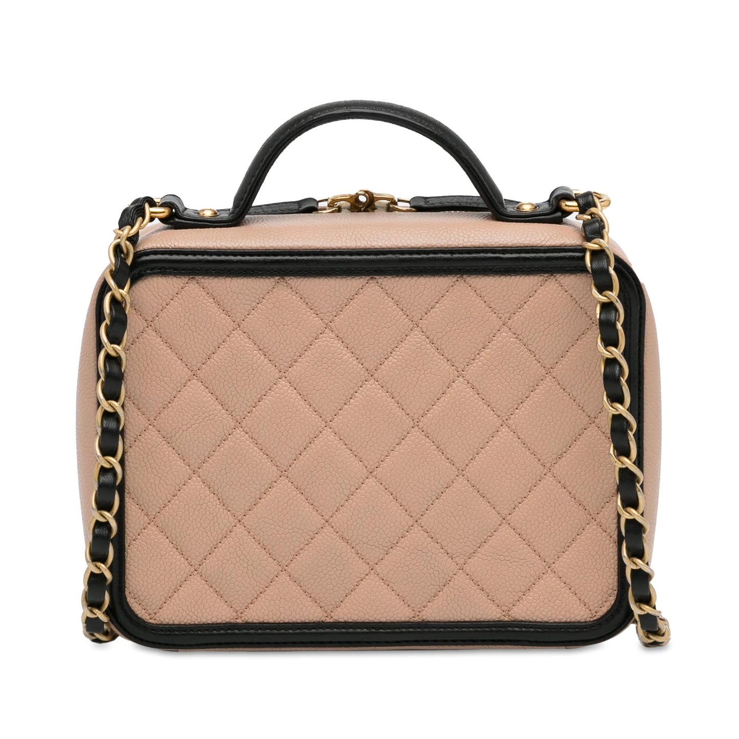 Chanel Medium Caviar CC Filigree Vanity Case (SHG-BTqCcq) Handbag