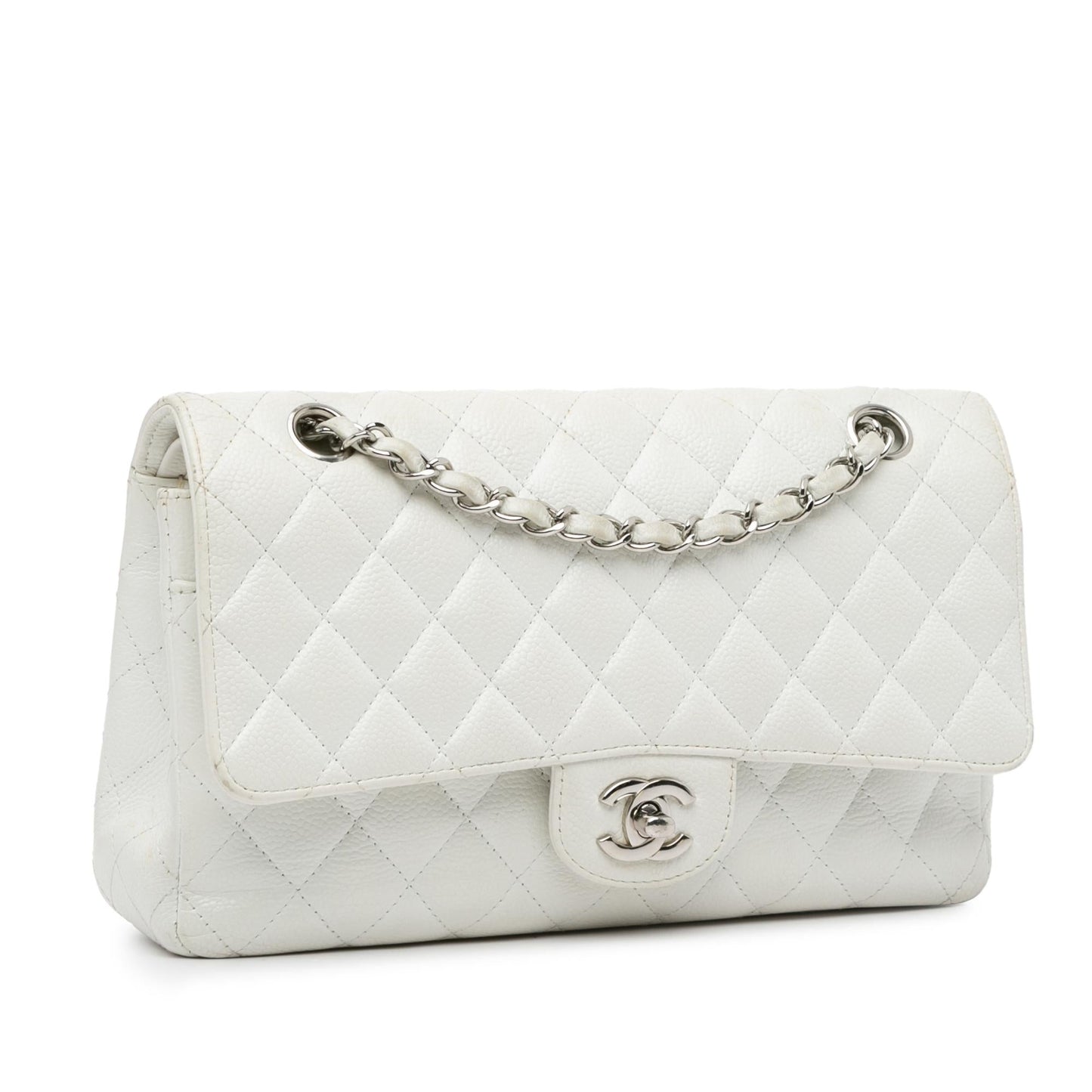 Chanel Medium Classic Caviar Double Flap (SHG-J0uMdj) Shoulder Bag