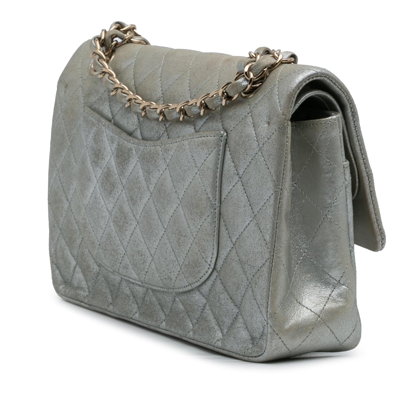 Chanel Medium Classic Iridescent Calfskin Double Flap