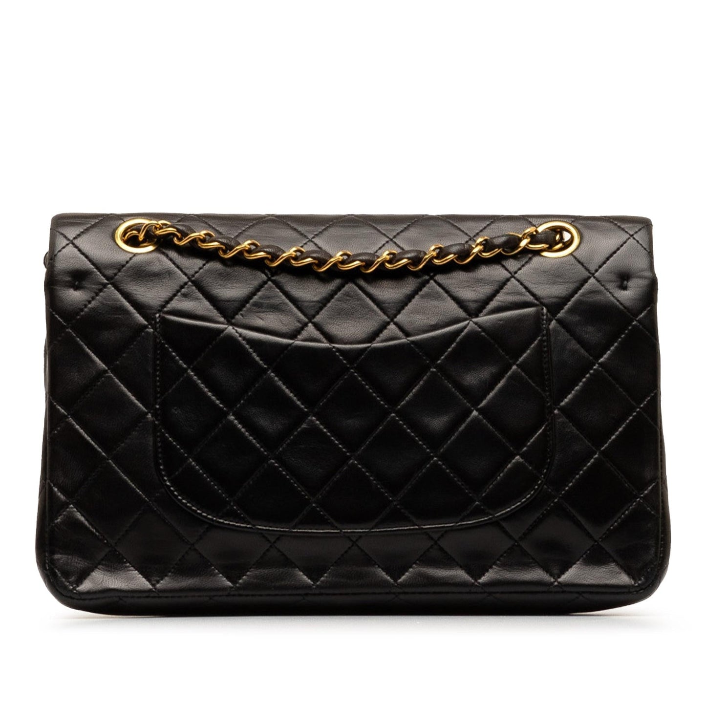 Chanel Medium Classic Lambskin Double Flap (SHG-e2k5Nf) Shoulder Bag