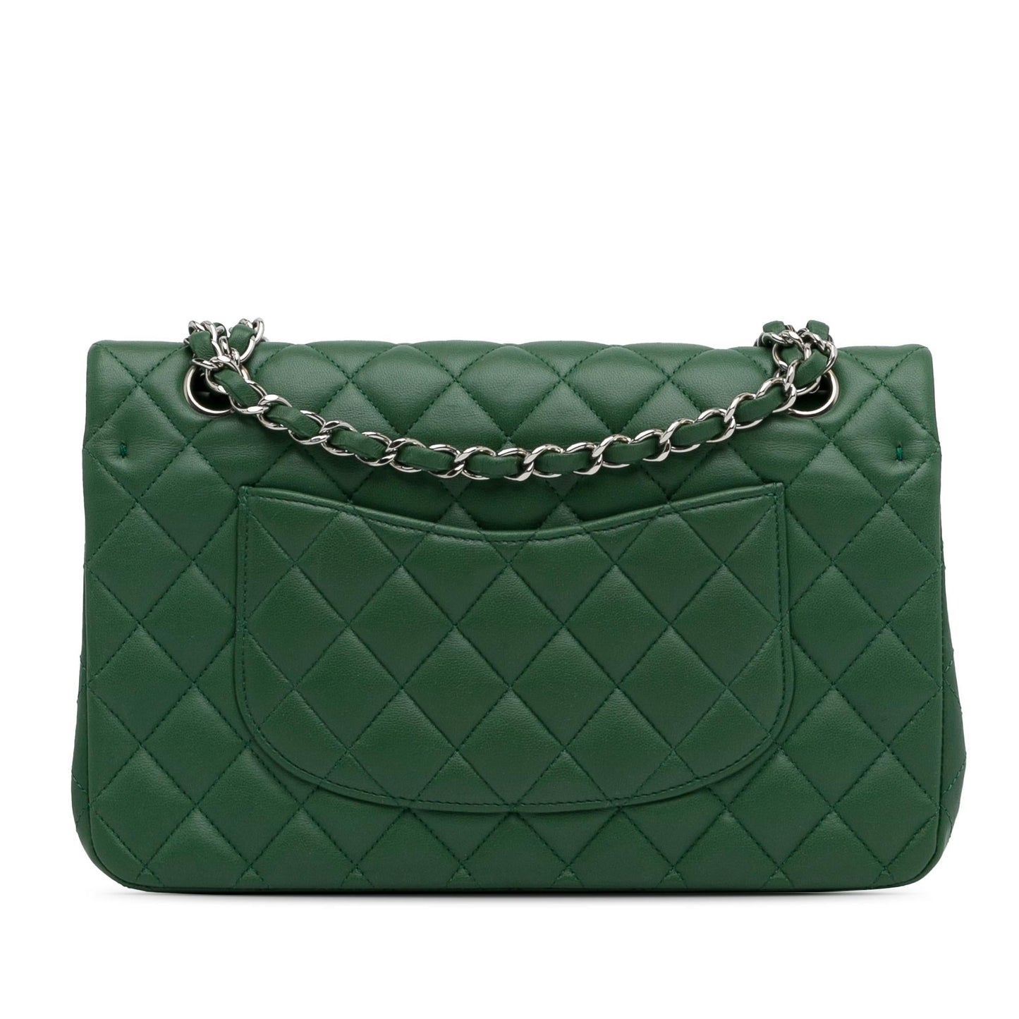 Chanel Medium Classic Lambskin Double Flap (SHG-HhOlbE) Shoulder Bag
