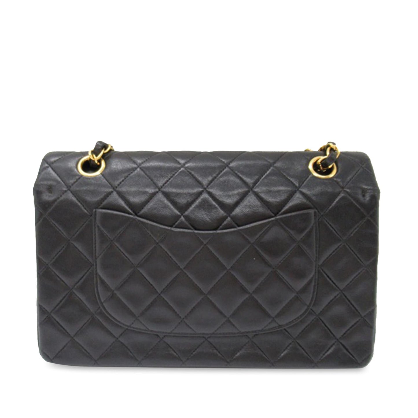 Chanel Medium Classic Lambskin Double Flap (SHG-LrCLOu) Shoulder Bag