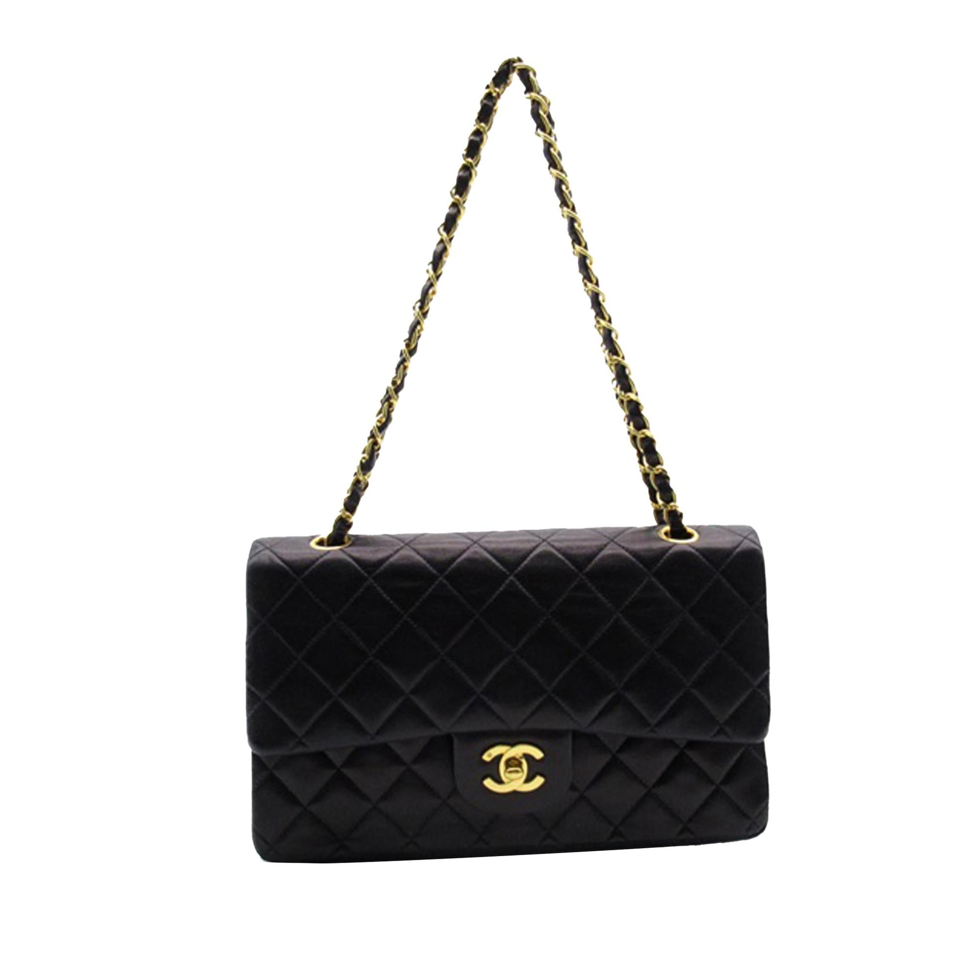 Chanel Medium Classic Lambskin Double Flap (SHG-E2VzzF) Shoulder Bag