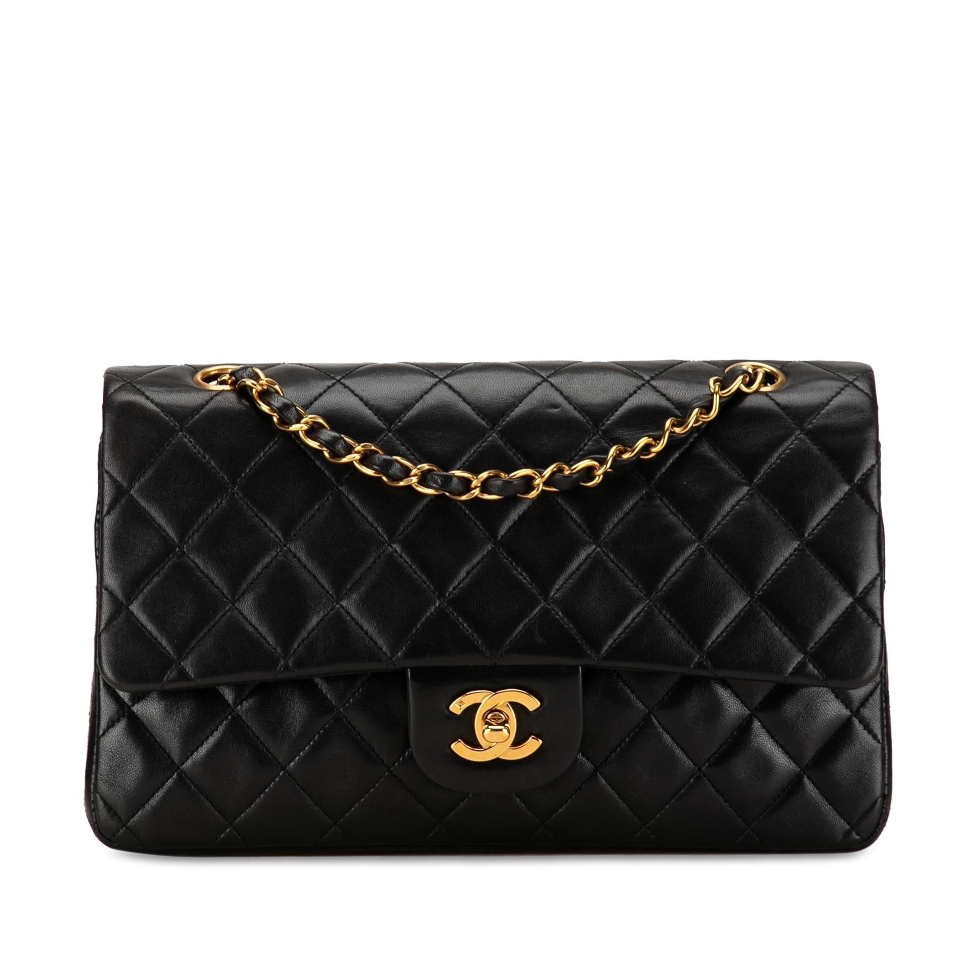 Chanel Medium Classic Lambskin Double Flap (SHG-U6XslK) Shoulder Bag
