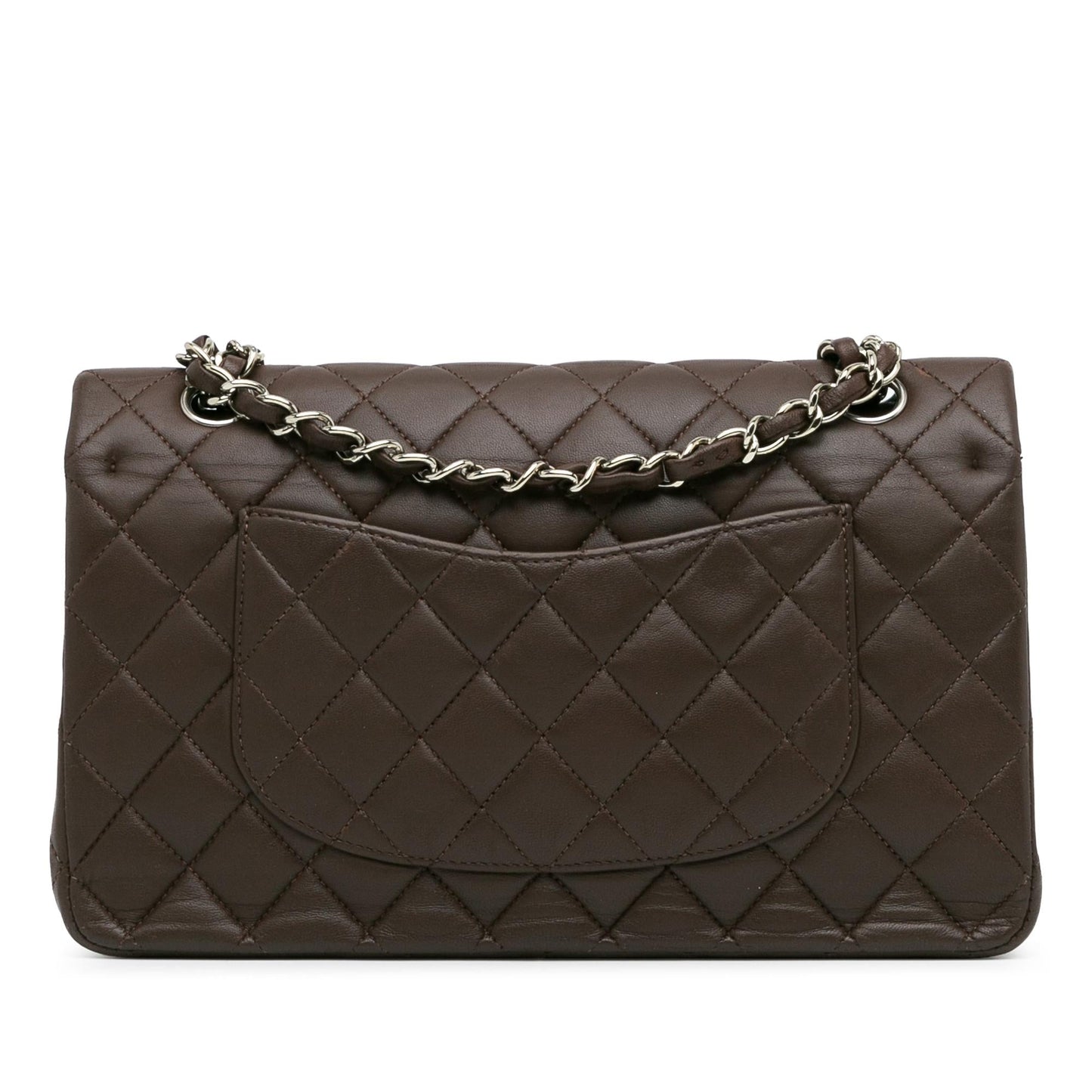 Chanel Medium Classic Lambskin Double Flap (SHG-7QwY4H) Shoulder Bag