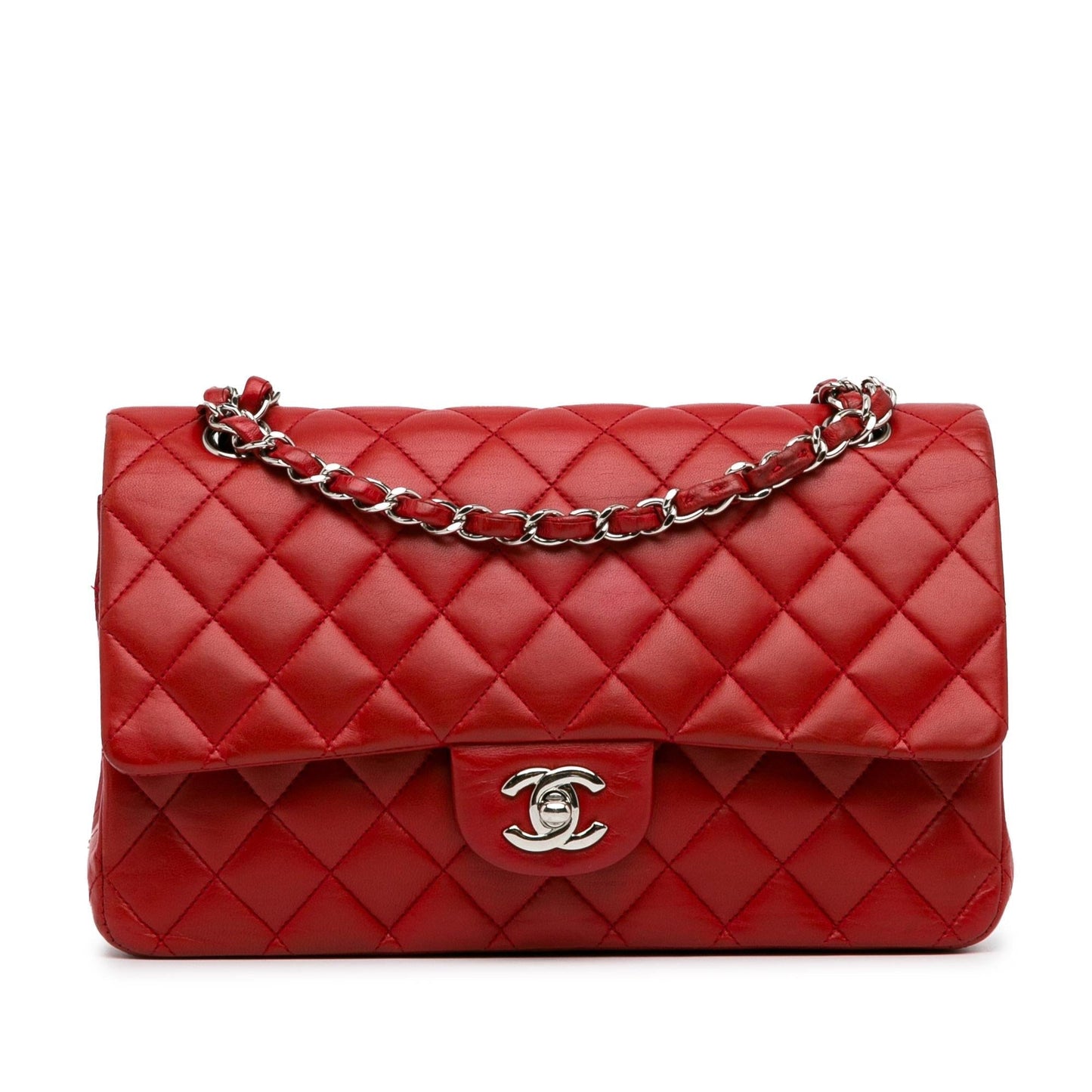 Chanel Medium Classic Lambskin Double Flap (SHG-JiGUz1)