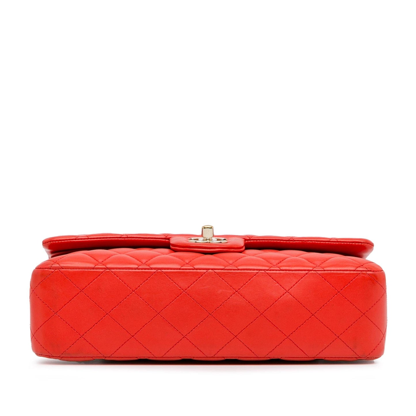 Chanel Medium Classic Lambskin Double Flap (SHG-UVtye4) Shoulder Bag