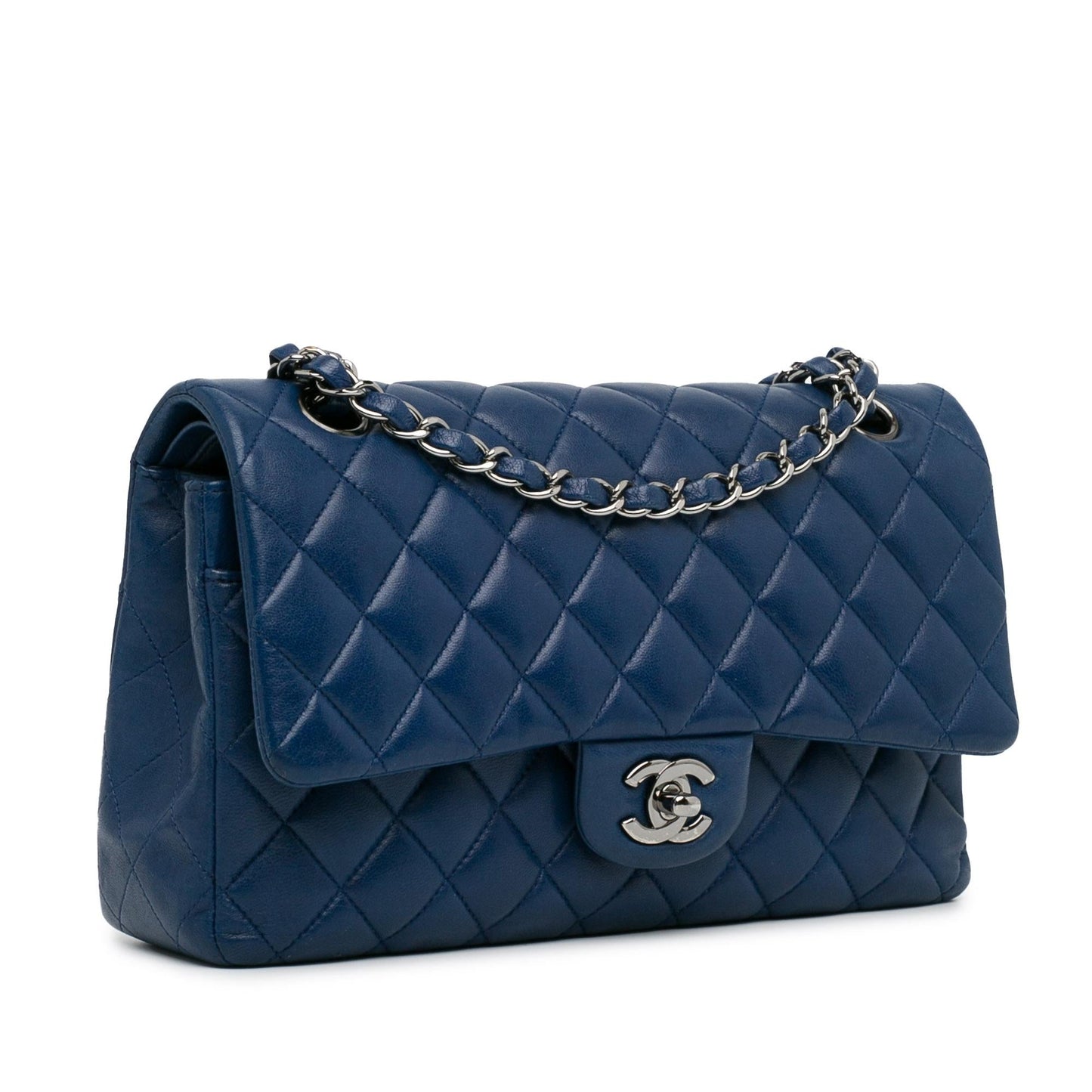 Chanel Medium Classic Lambskin Double Flap (SHG-73rPiu) Shoulder Bag