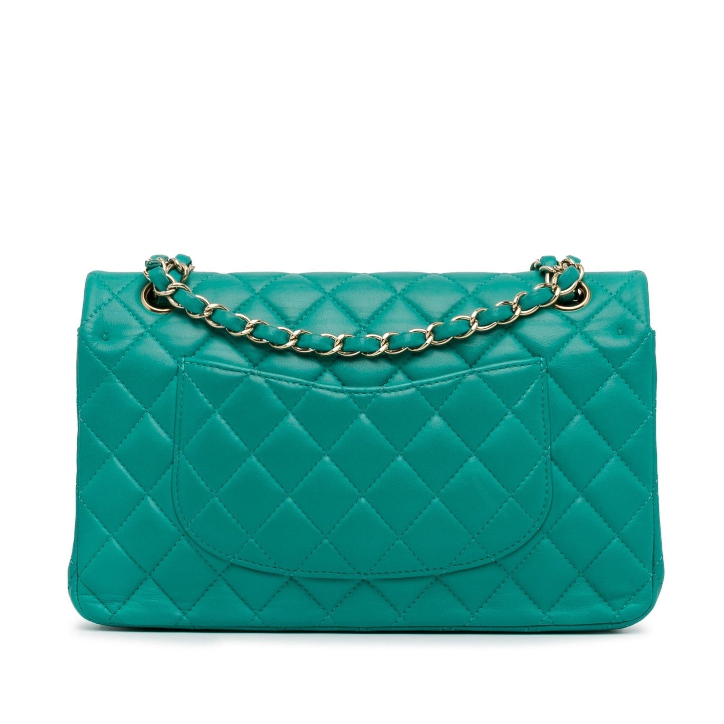 Chanel Medium Classic Lambskin Double Flap (SHG-7Ji2lw) Shoulder Bag