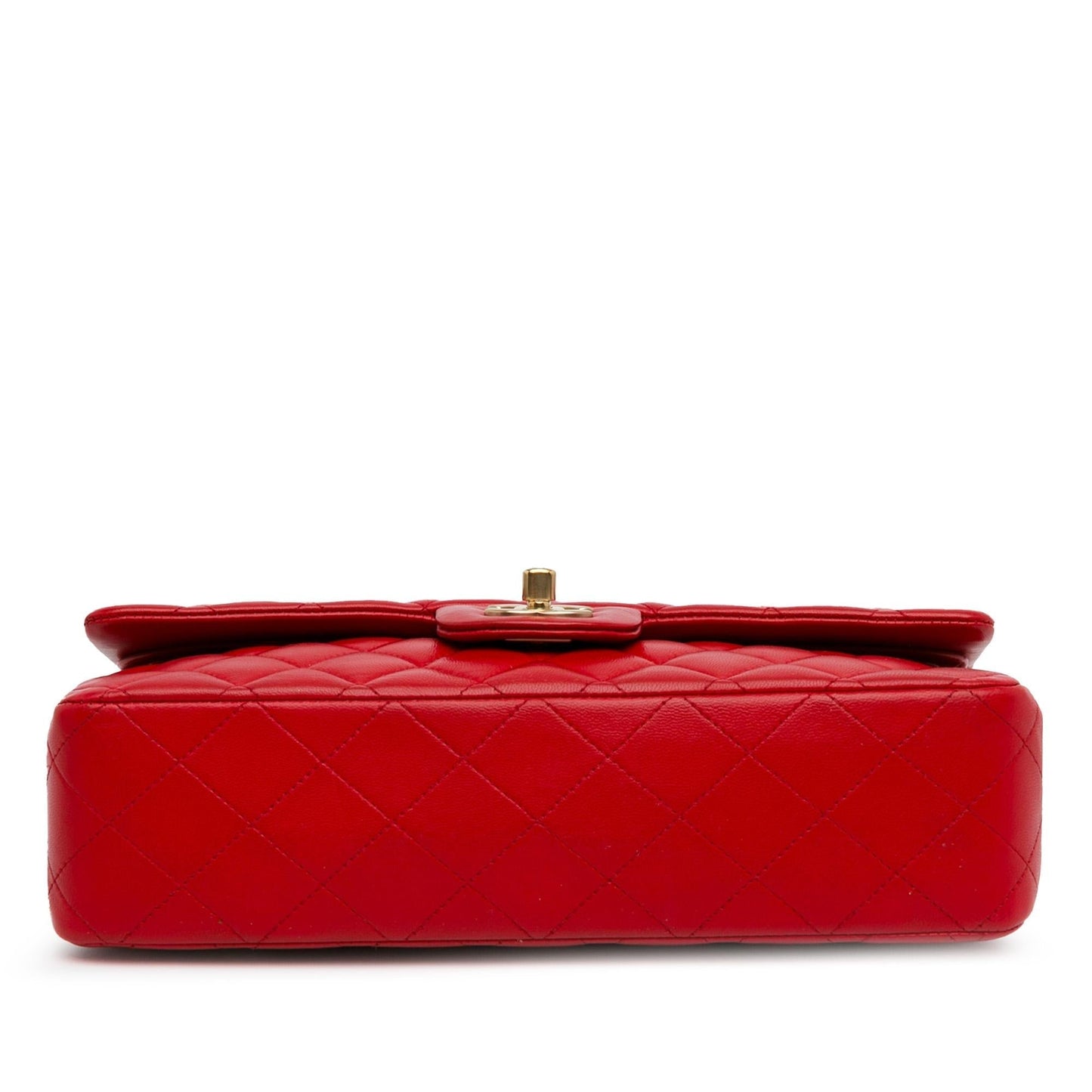Chanel Medium Classic Lambskin Double Flap (SHG-2afHCr) Shoulder Bag