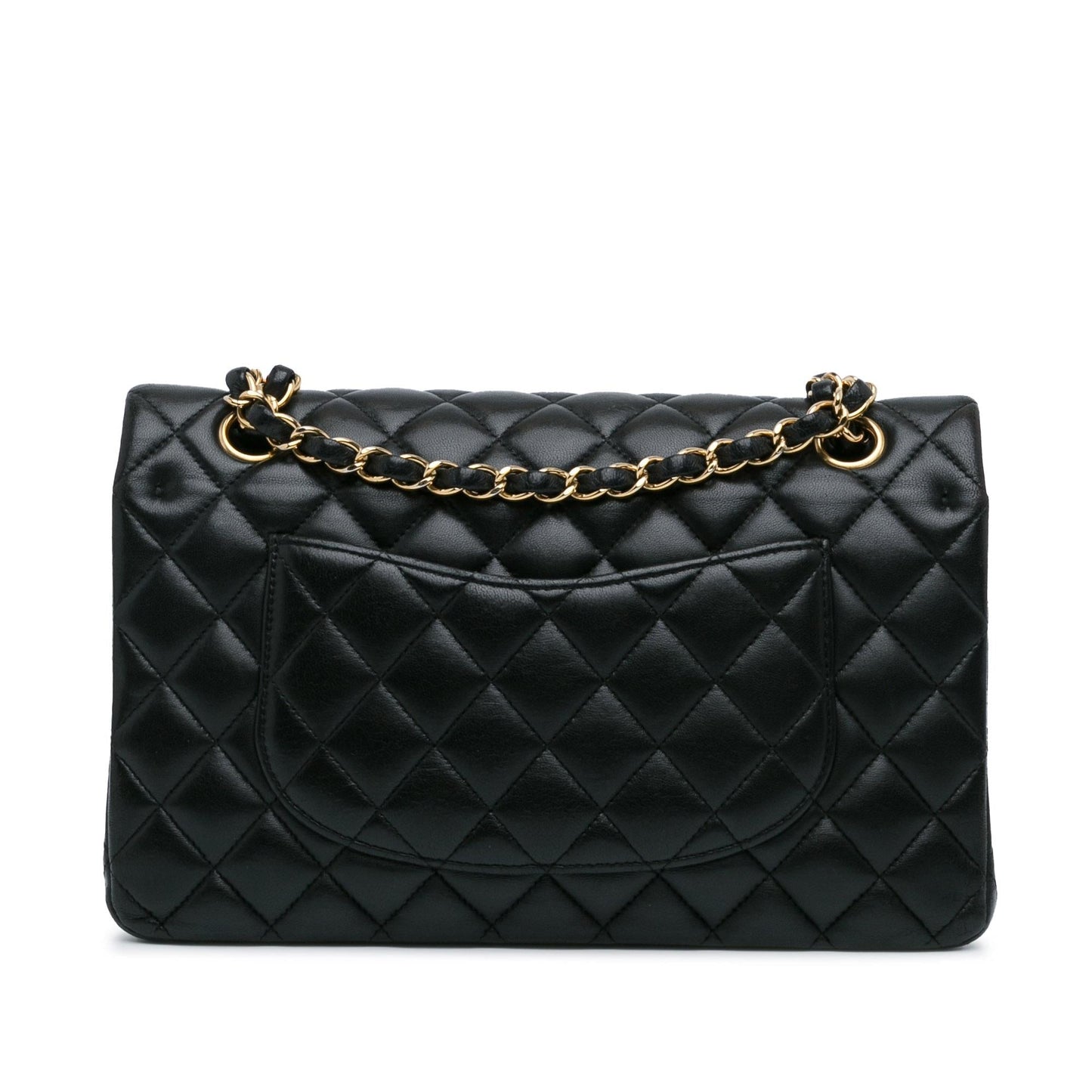 Chanel Medium Classic Lambskin Double Flap (SHG-ABhfkF)