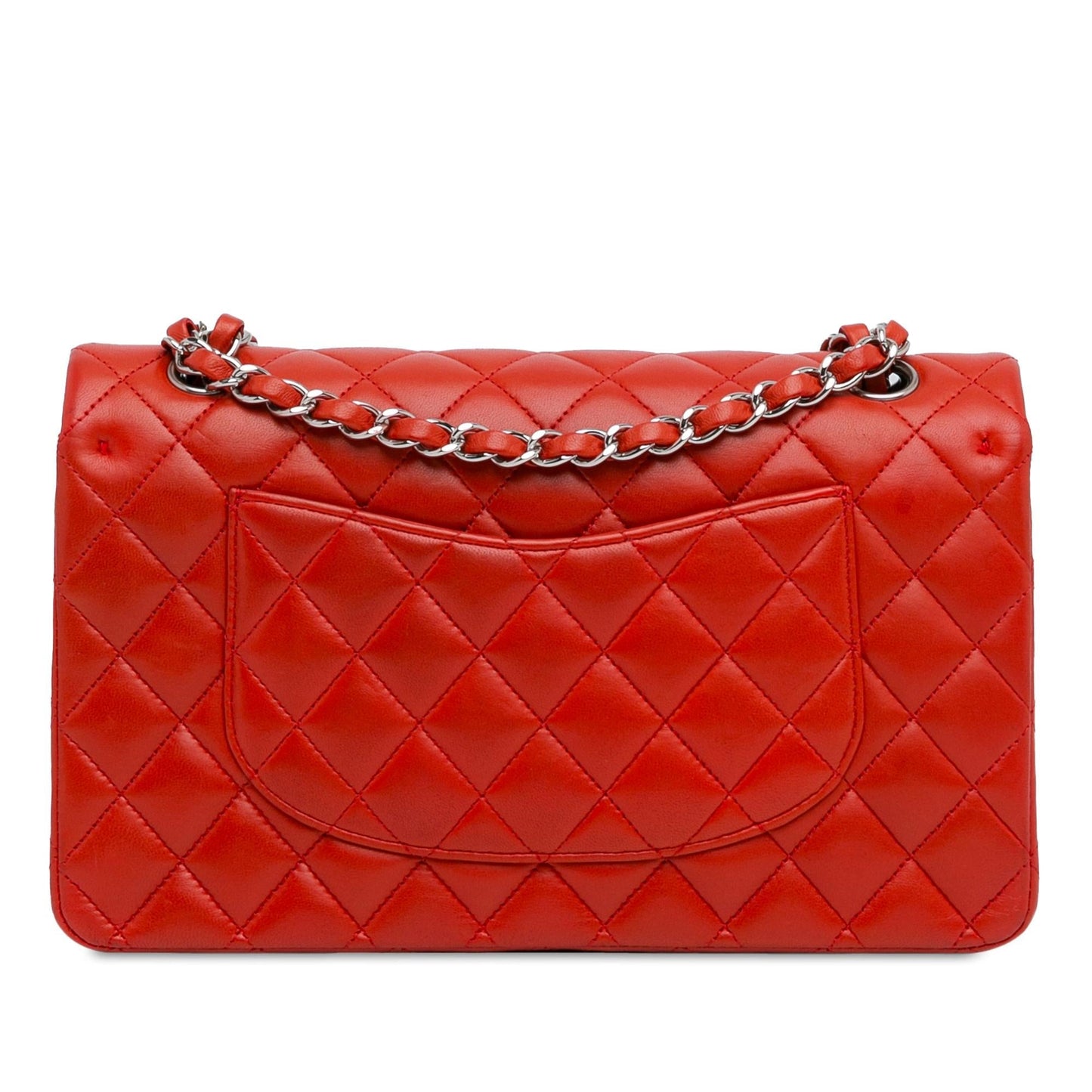 Chanel Medium Classic Lambskin Double Flap (SHG-hCviYB)