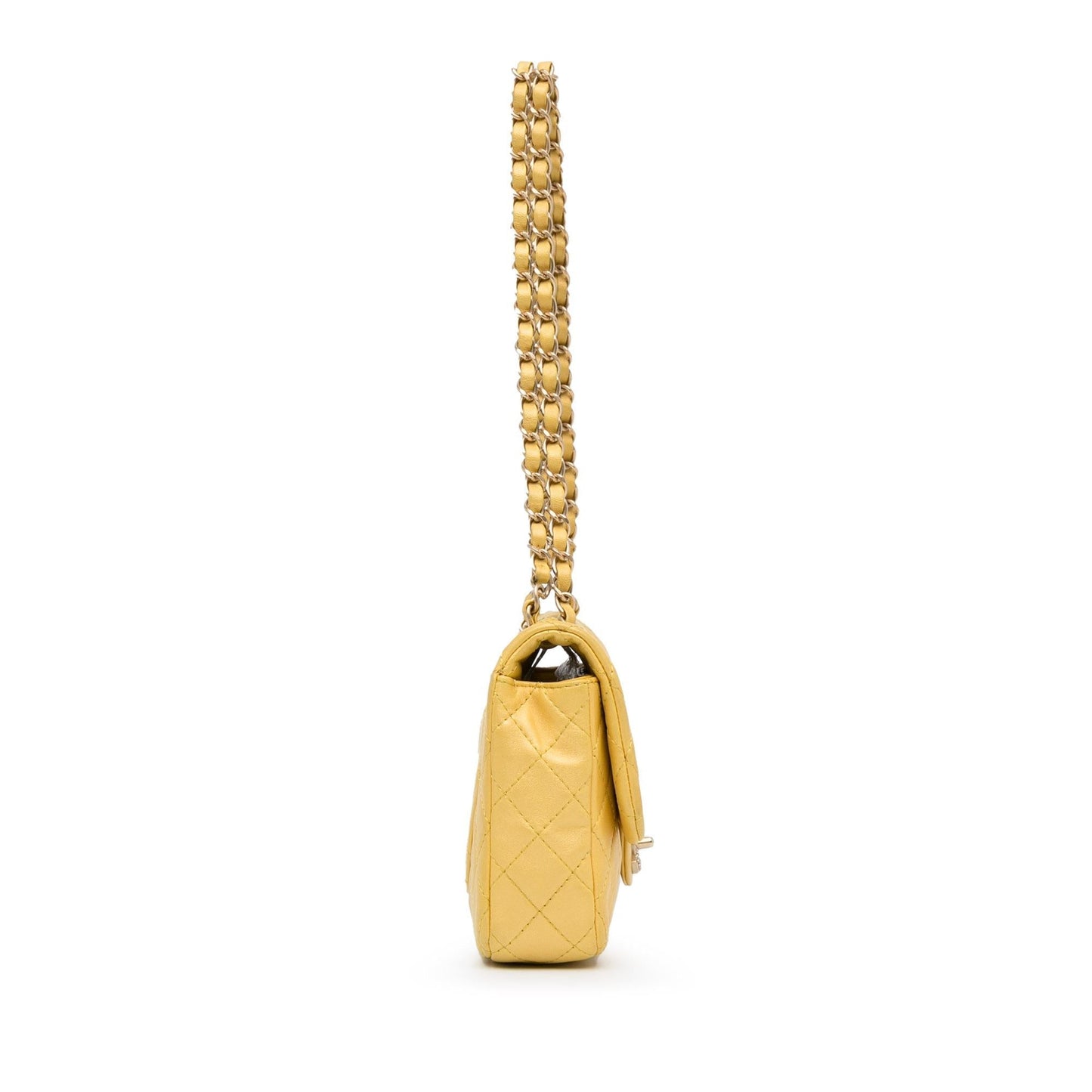 Chanel Medium Classic Lambskin Precious Jewel Single Flap (SHG-lt3YtA) Shoulder Bag