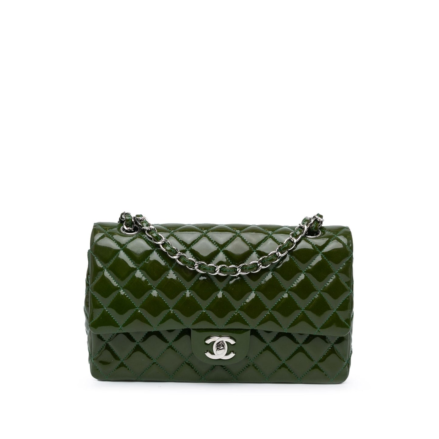 Chanel Medium Classic Patent Double Flap