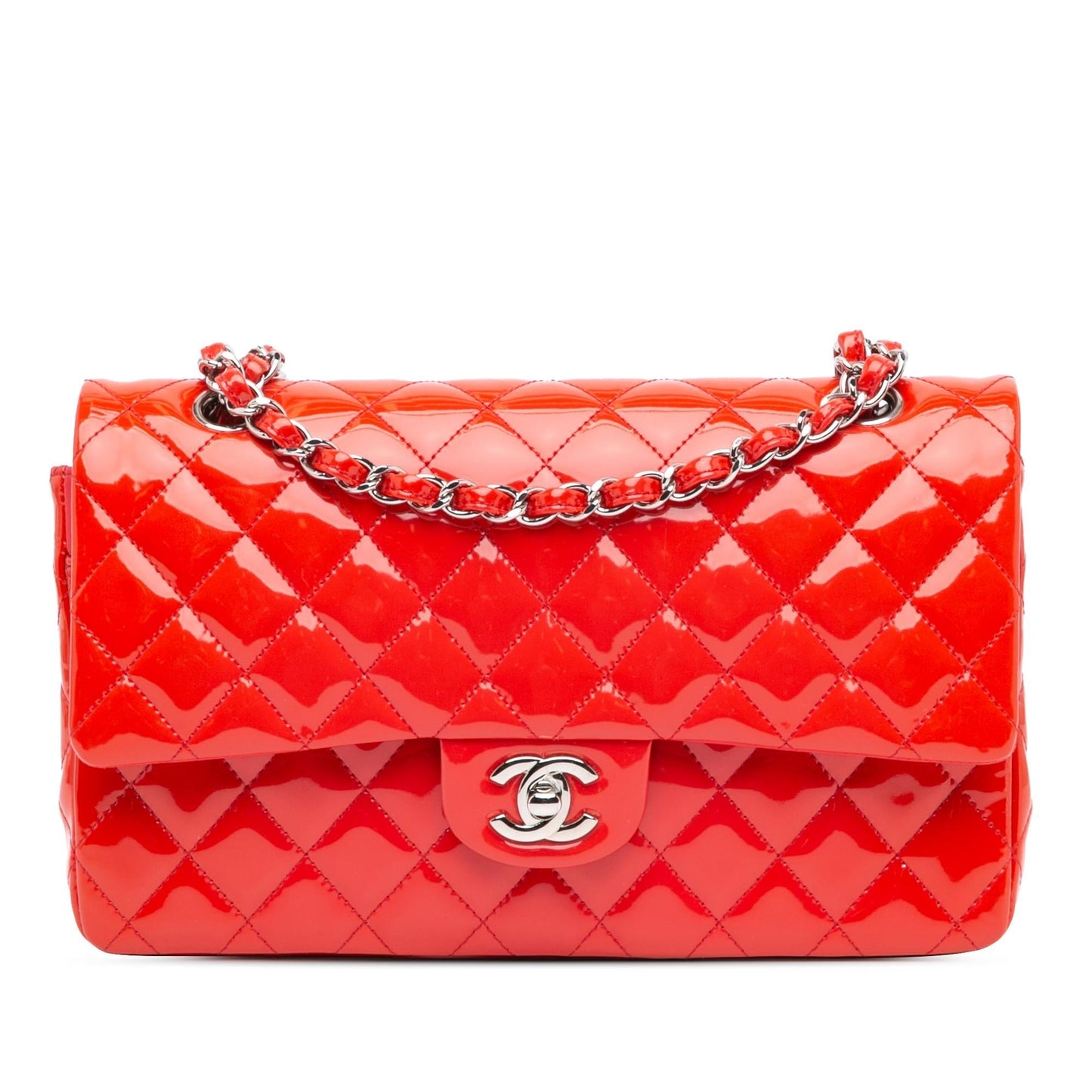 Chanel Medium Classic Patent Double Flap