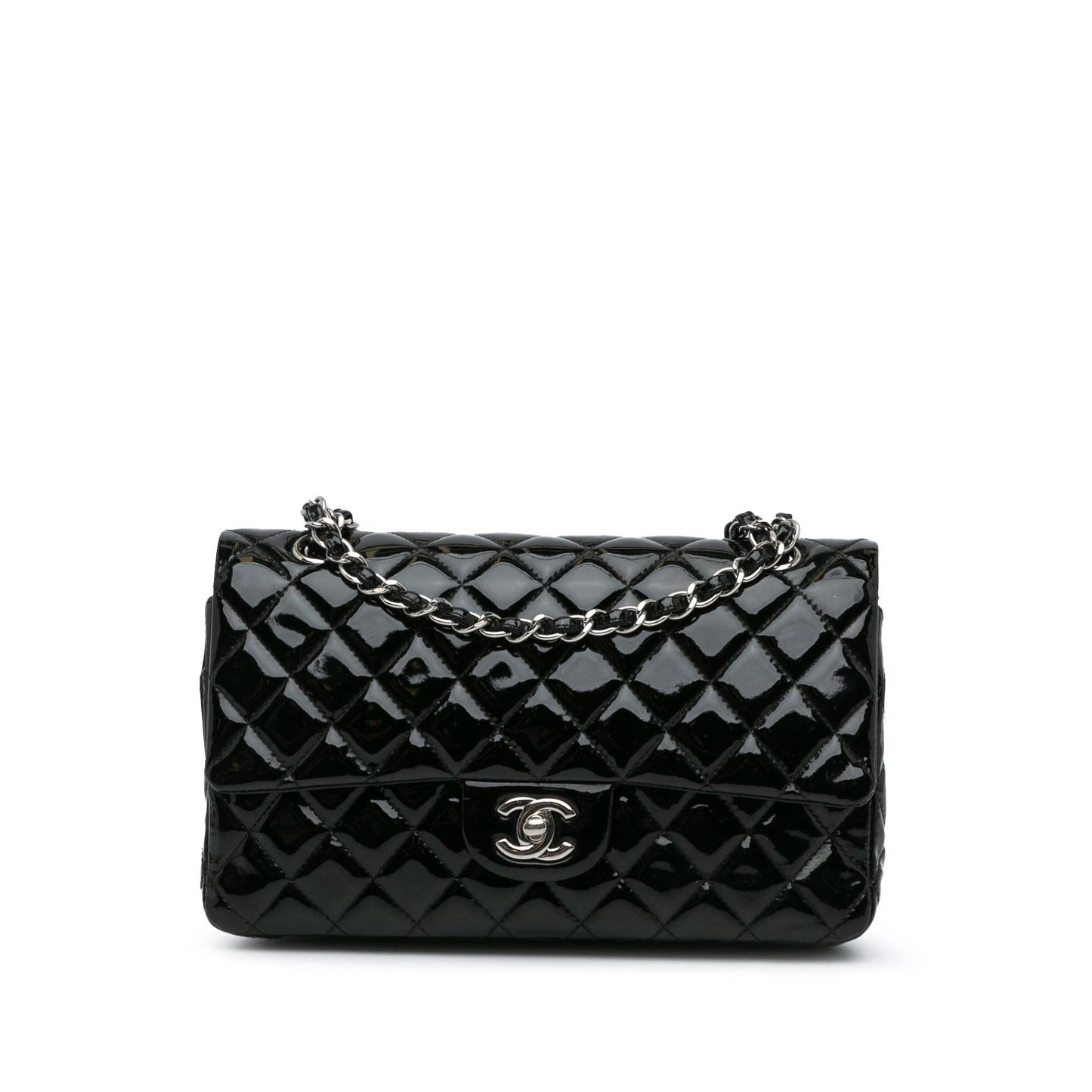 Chanel Medium Classic Patent Double Flap